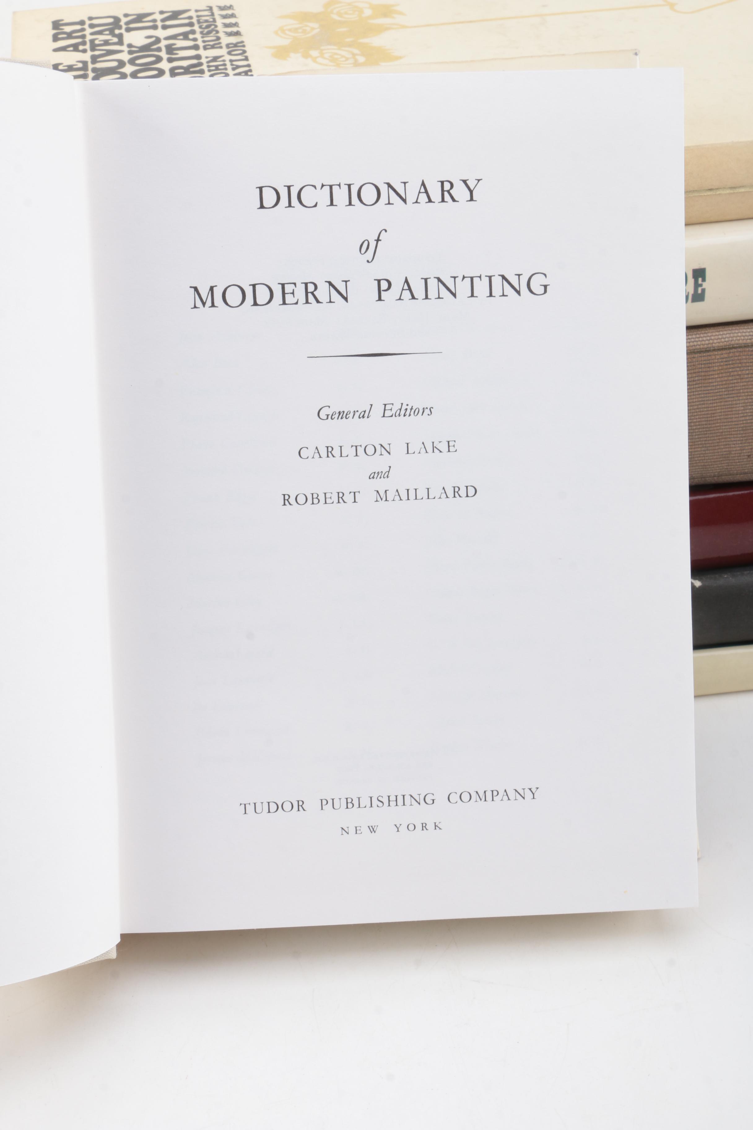 Assorted Books on Art Including 1966 "American Folk Painting"