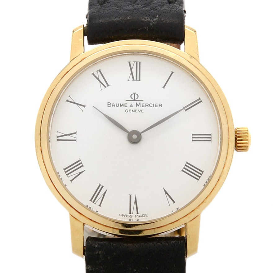 Baume & Mercier 14K Gold Swiss Watch