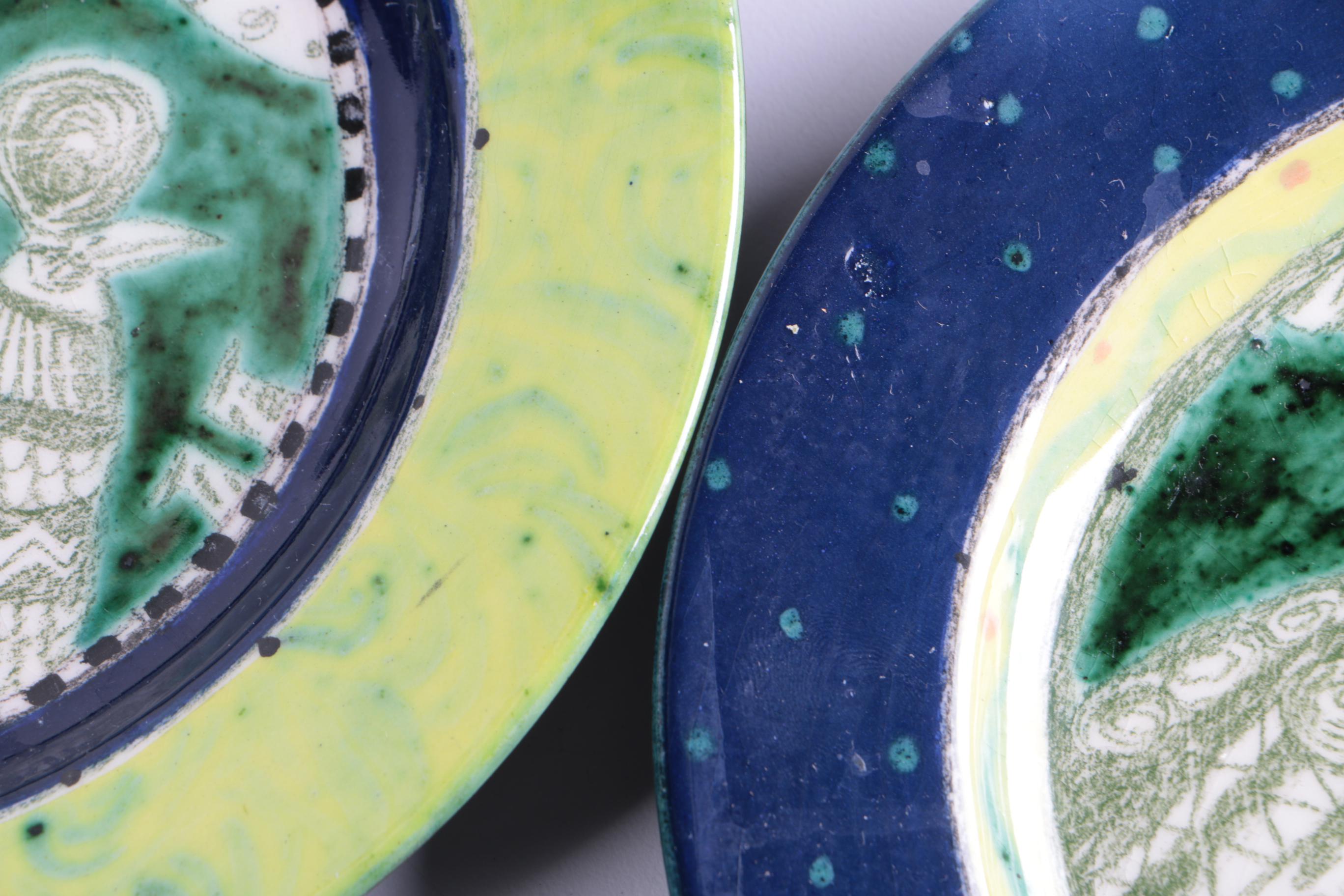 Linda Hojem Ceramic Art Plates