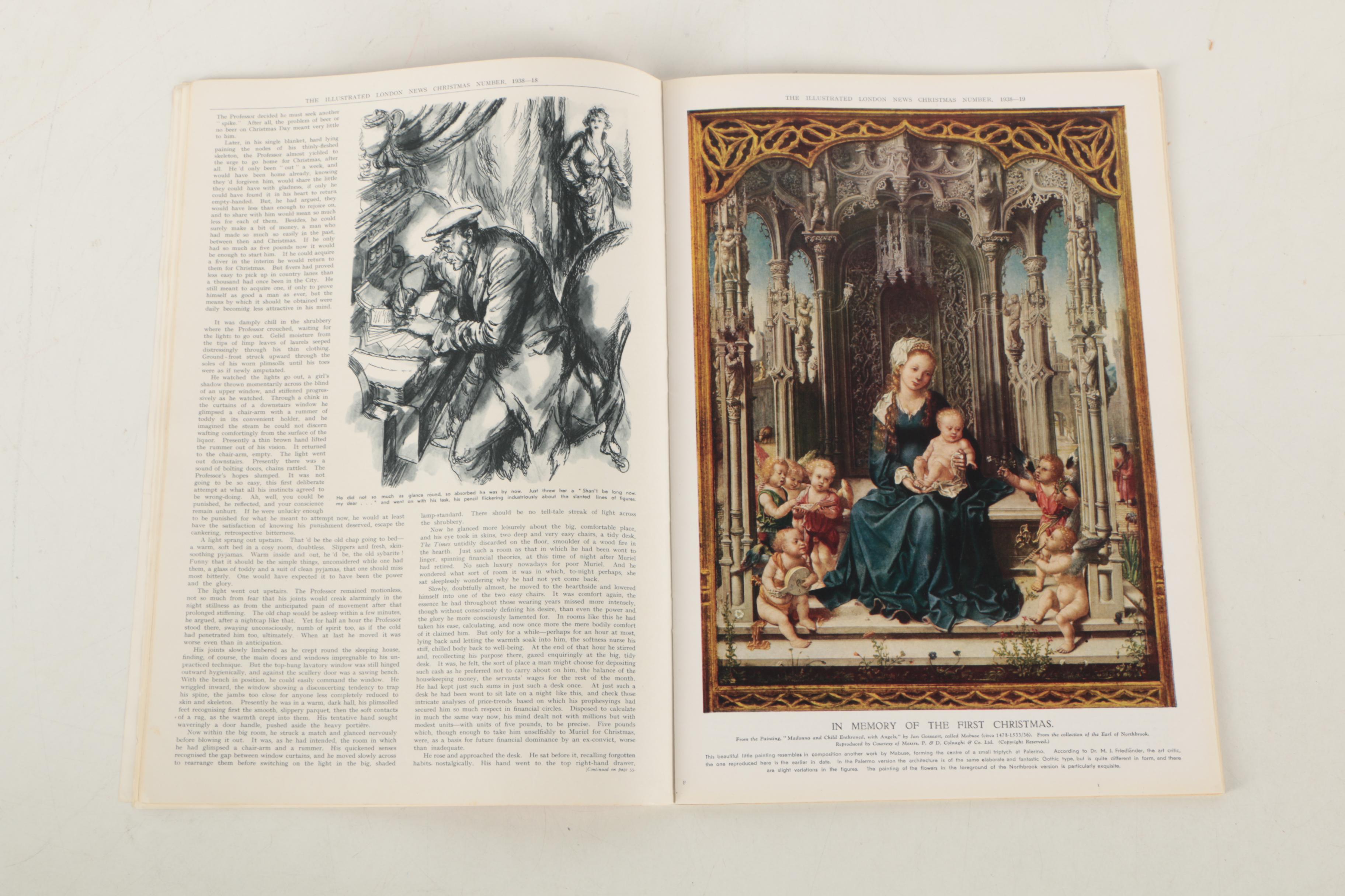 1938 "The Illustrated London News" Christmas Issue Magazine
