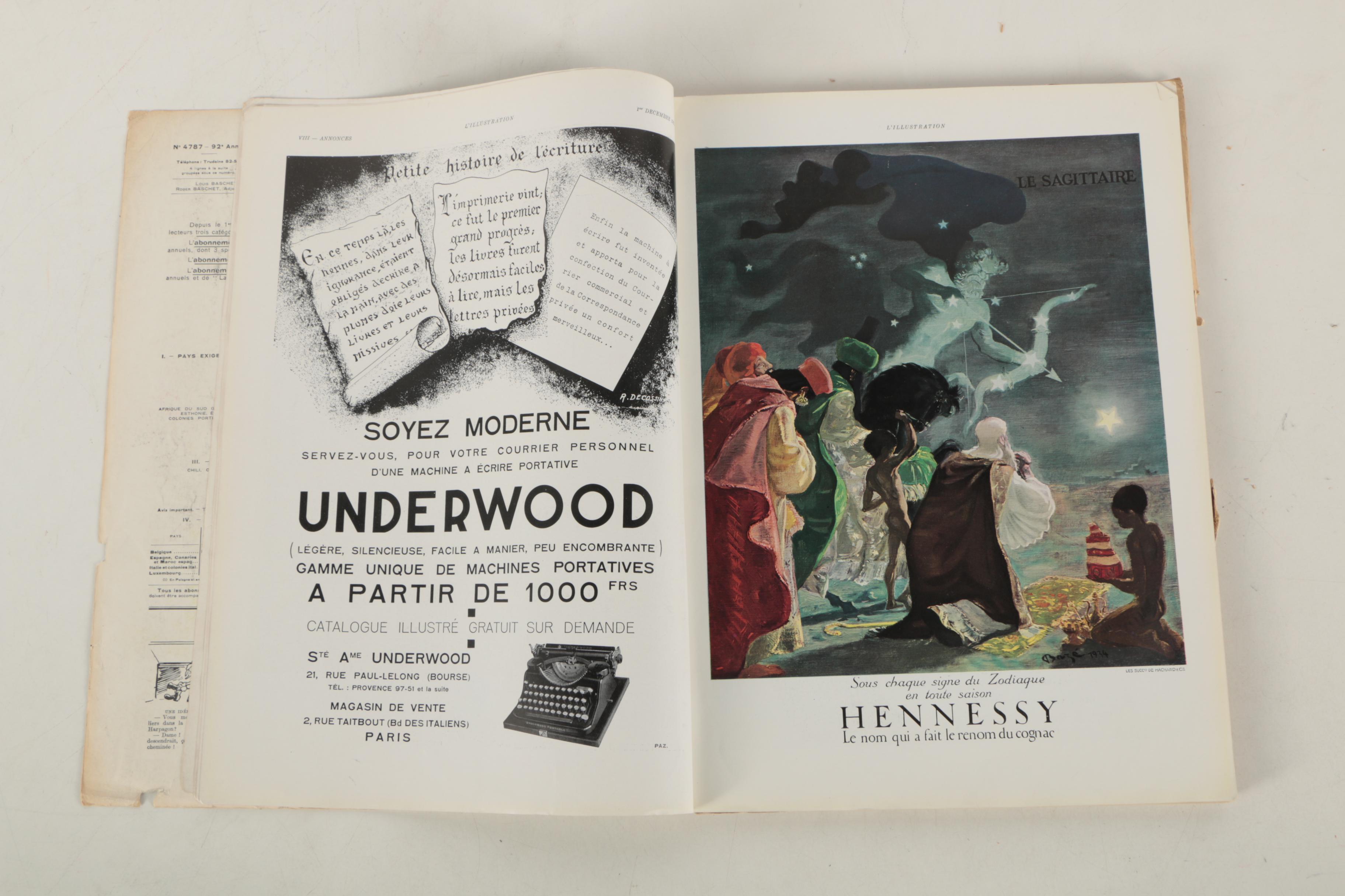 Noël 1933 "L'Illustration" French Magazine