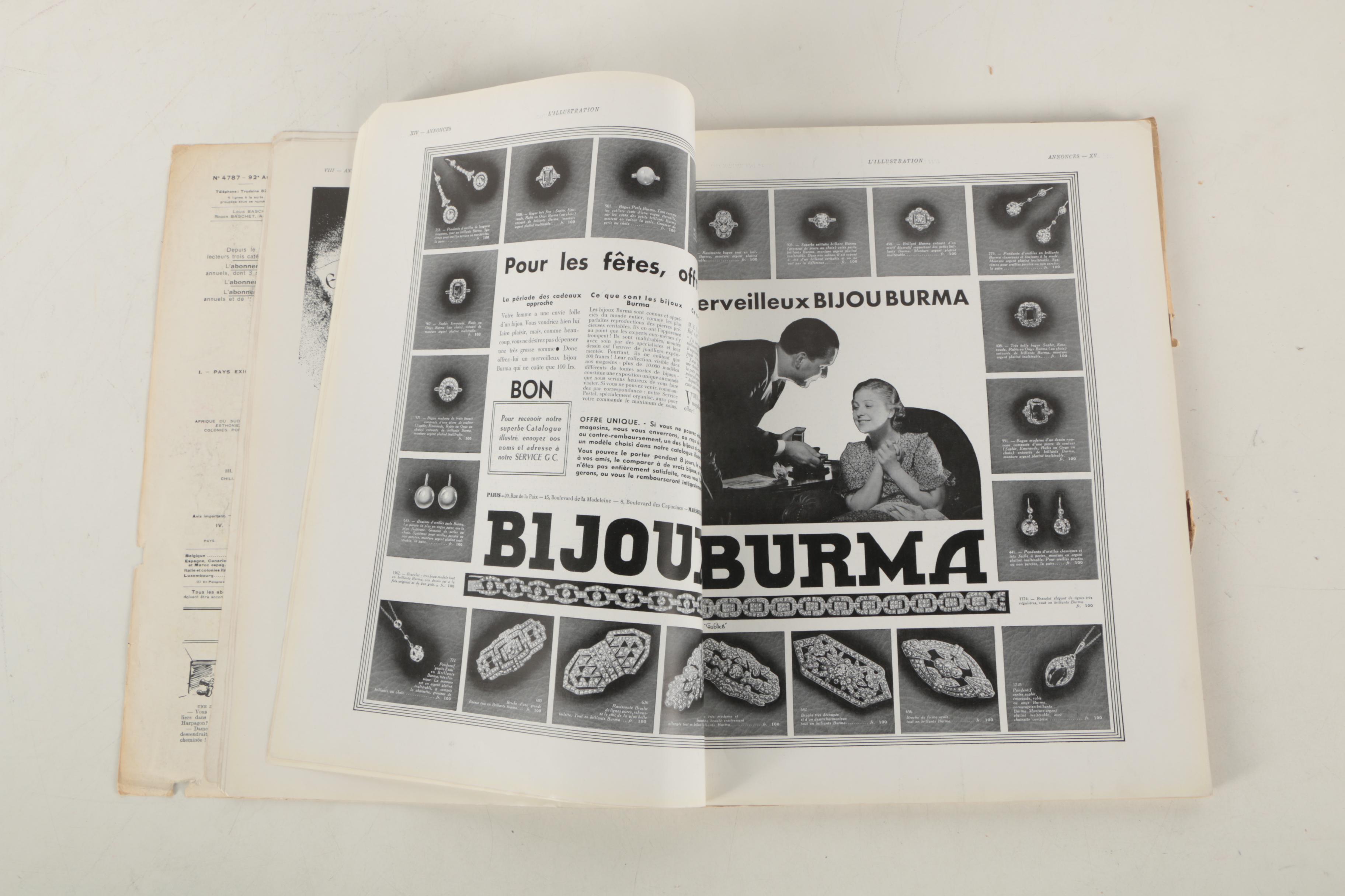 Noël 1933 "L'Illustration" French Magazine