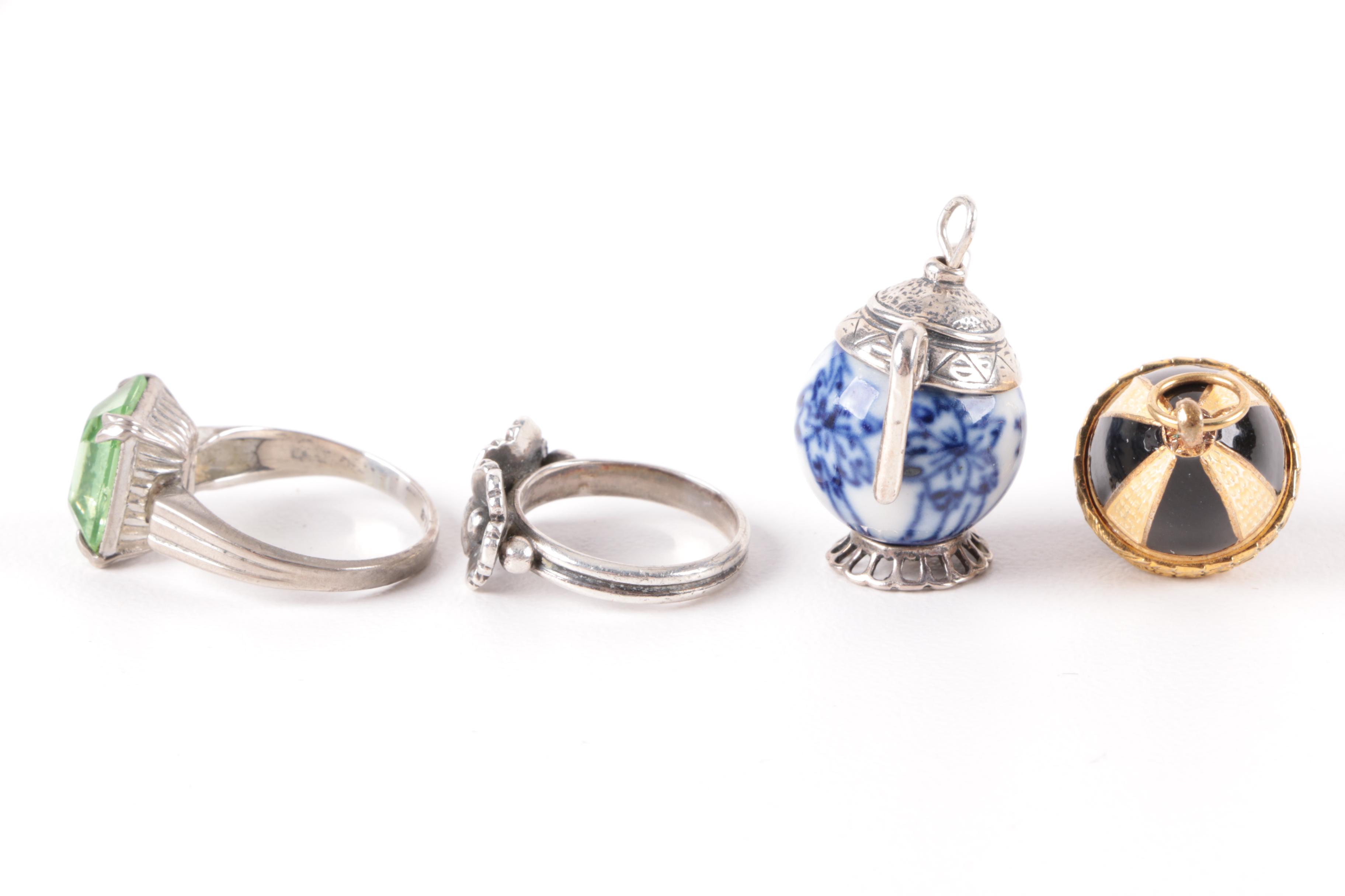 Collection of Sterling Silver and Gemstone Jewelry