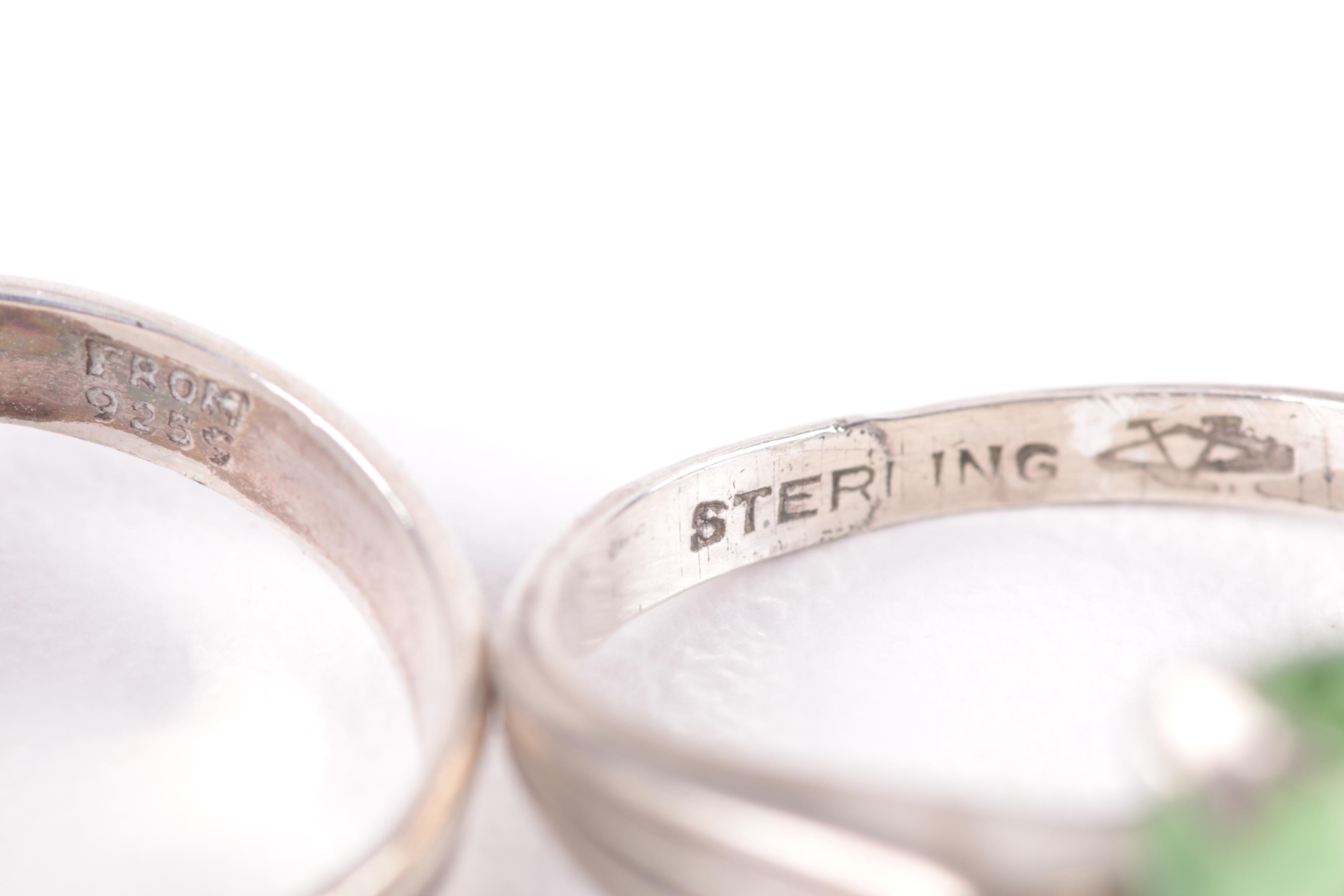 Collection of Sterling Silver and Gemstone Jewelry