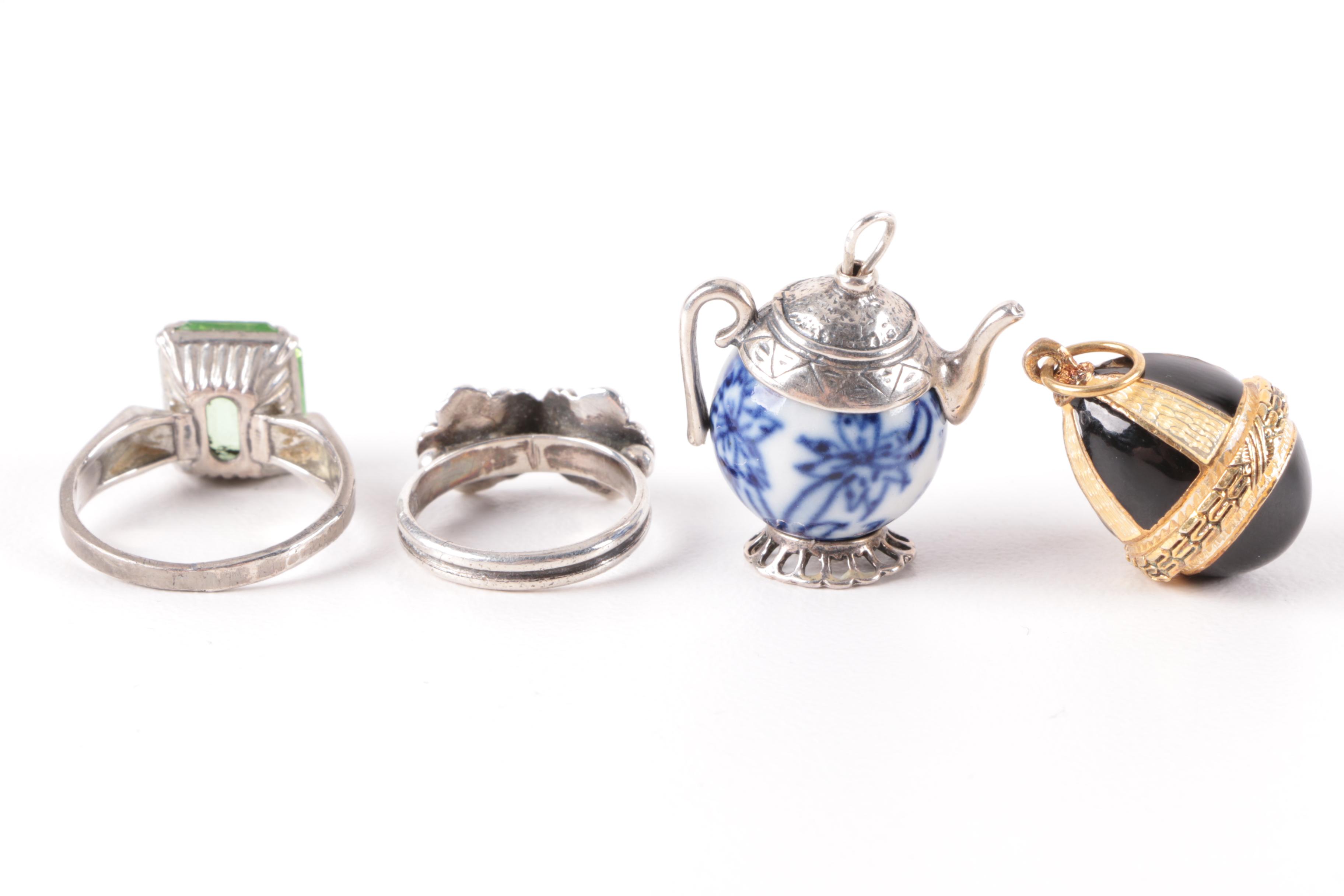 Collection of Sterling Silver and Gemstone Jewelry