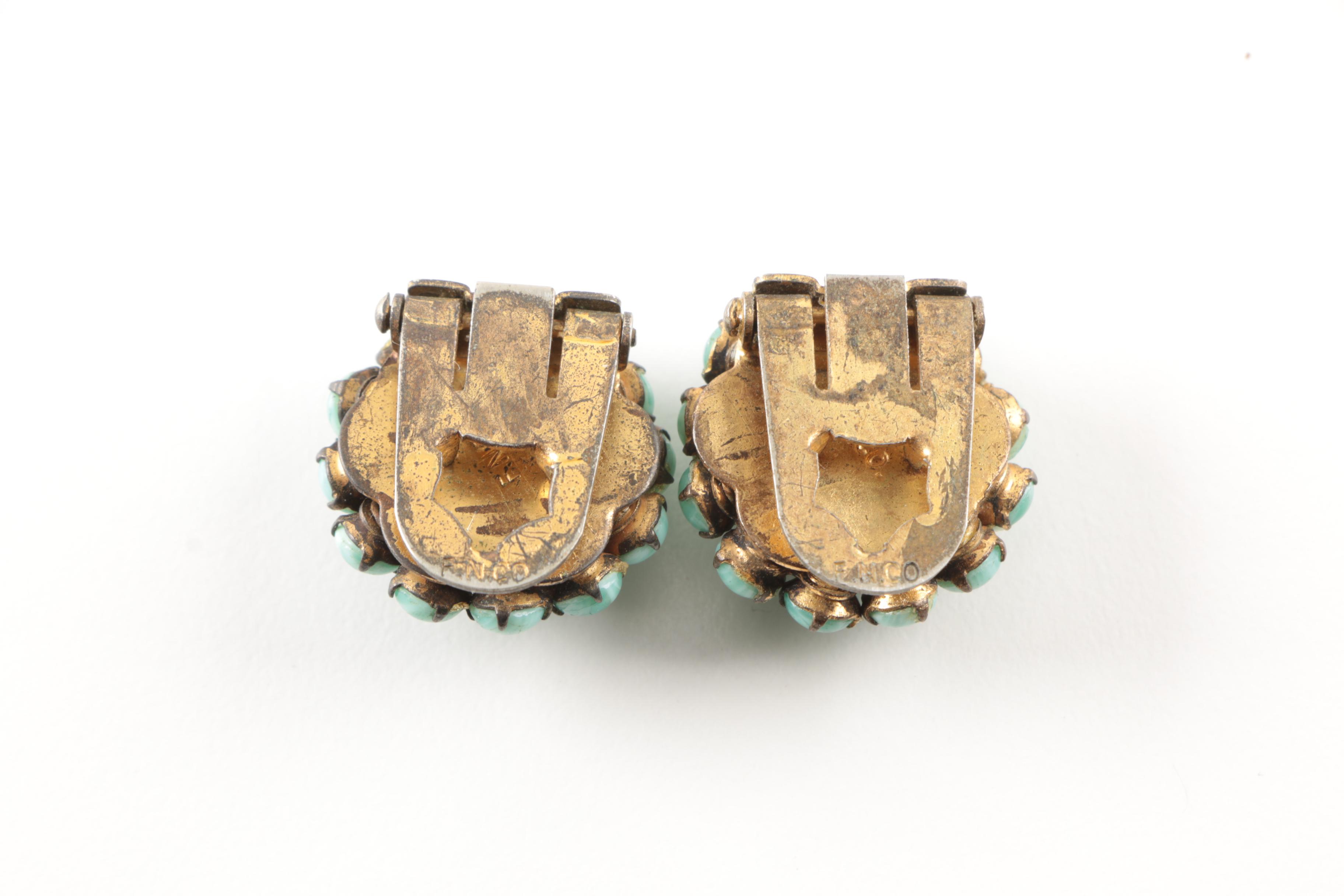 Assortment of Costume Jewelry Including a Skaggen and Kirks Folly