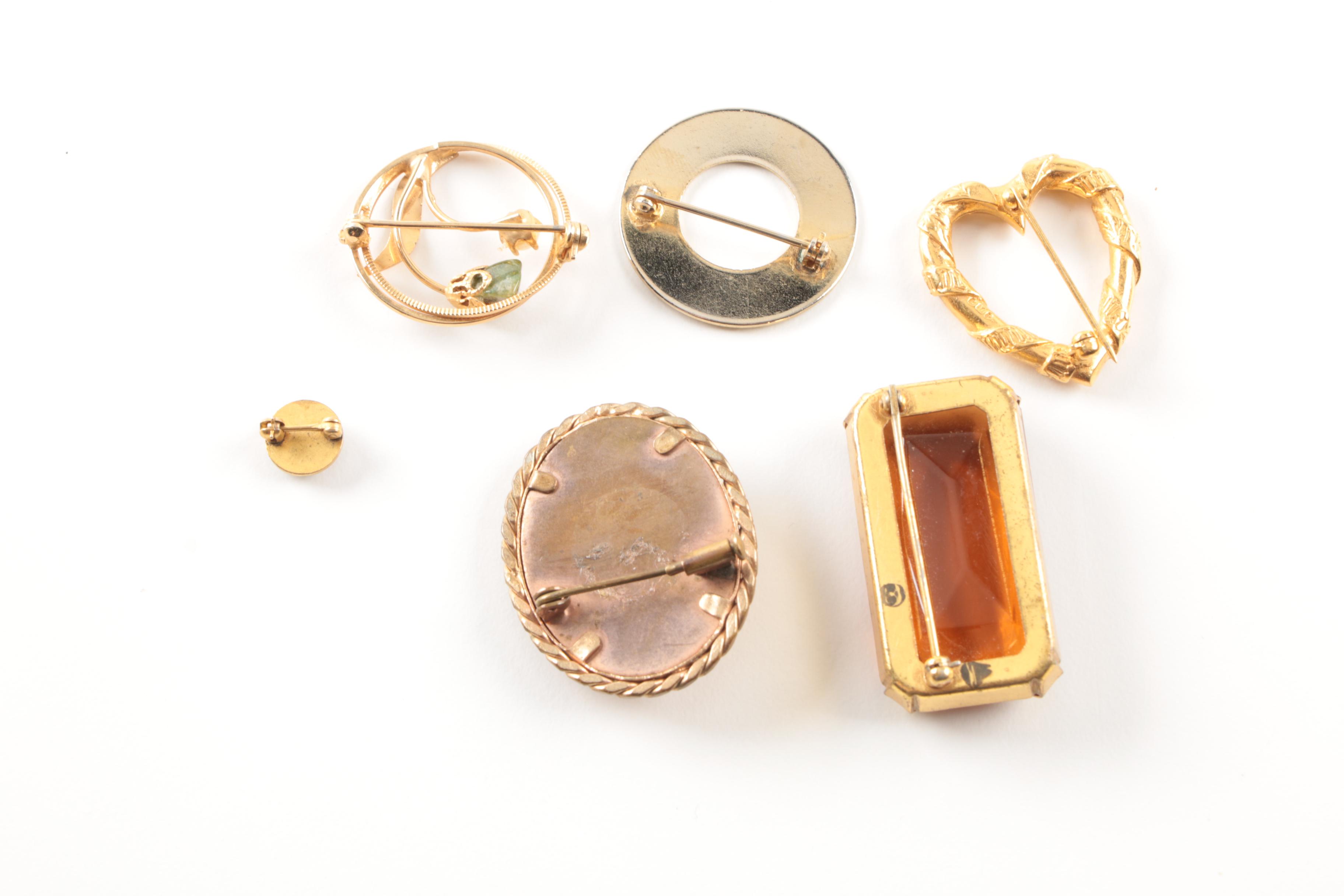 Assortment of Costume Jewelry Including a Skaggen and Kirks Folly