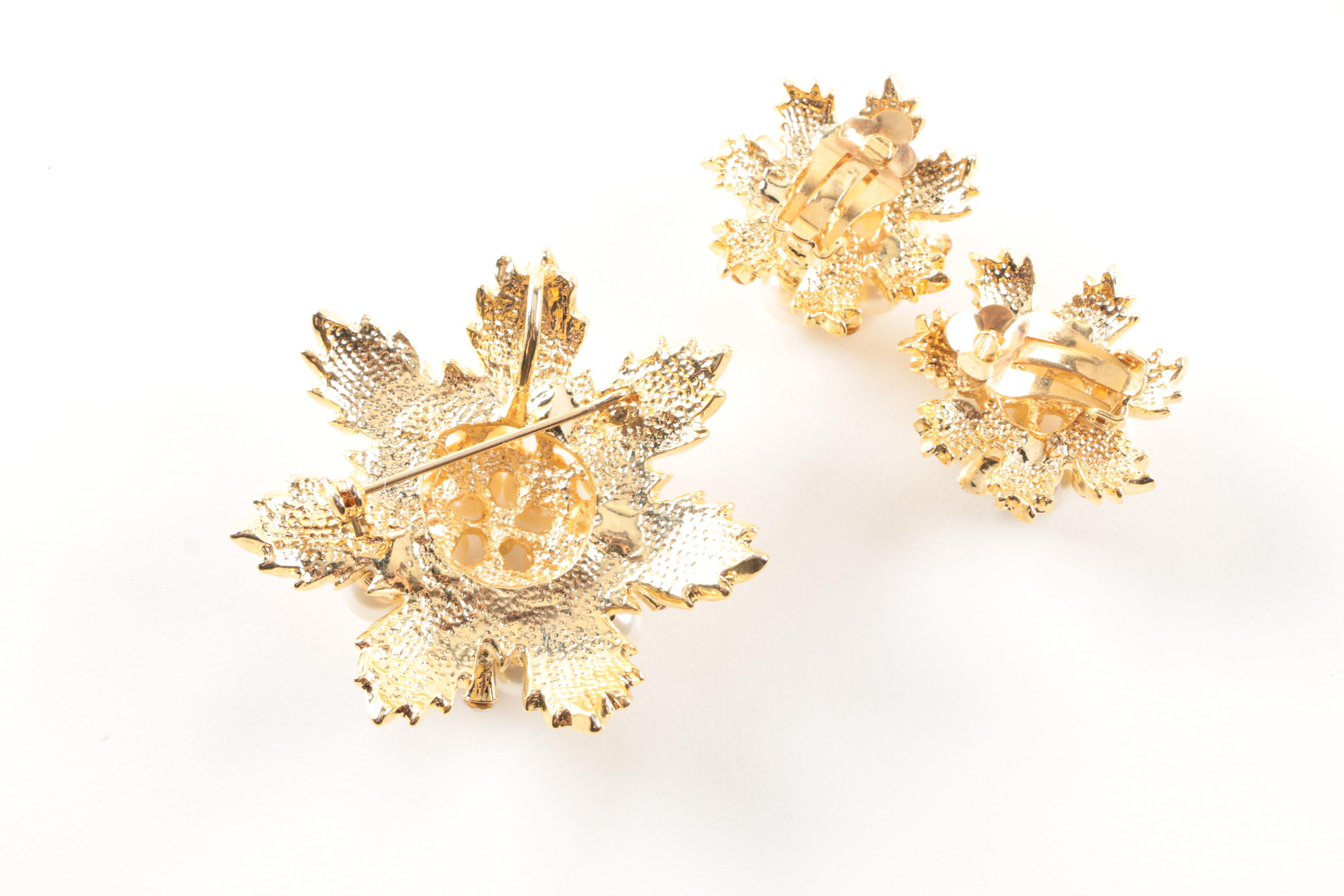 Assortment of Costume Jewelry Including a Skaggen and Kirks Folly