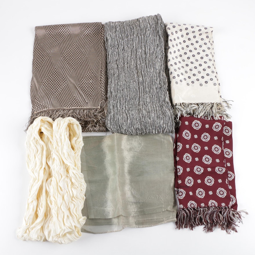 Six Fashion Scarves