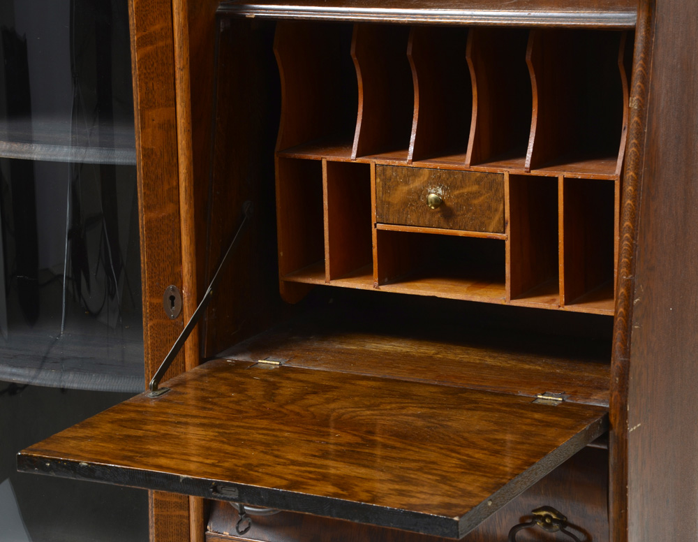 Antique Victorian Side-by-Side Secretary Cabinet