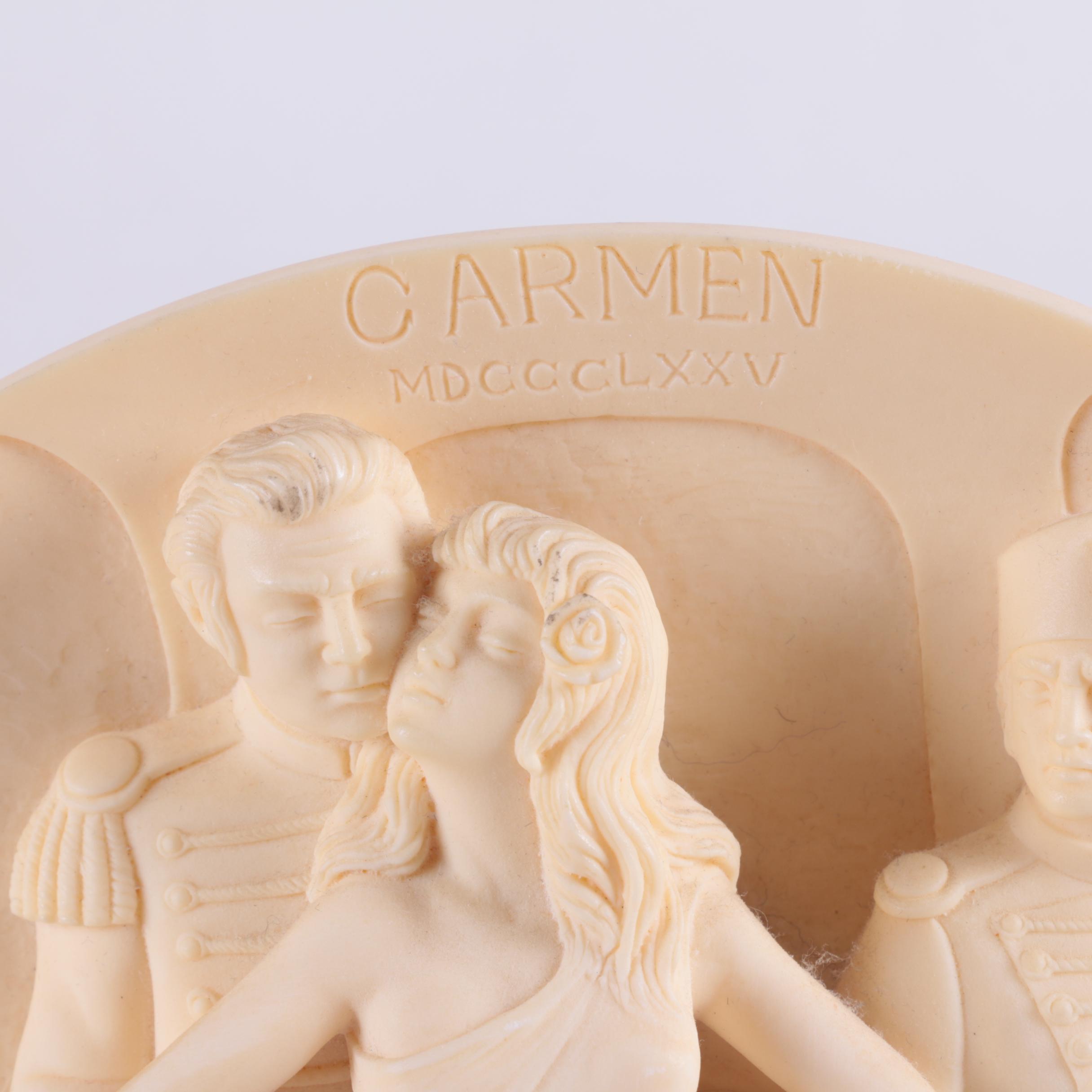 Italian "Carmen" Alabaster Plate