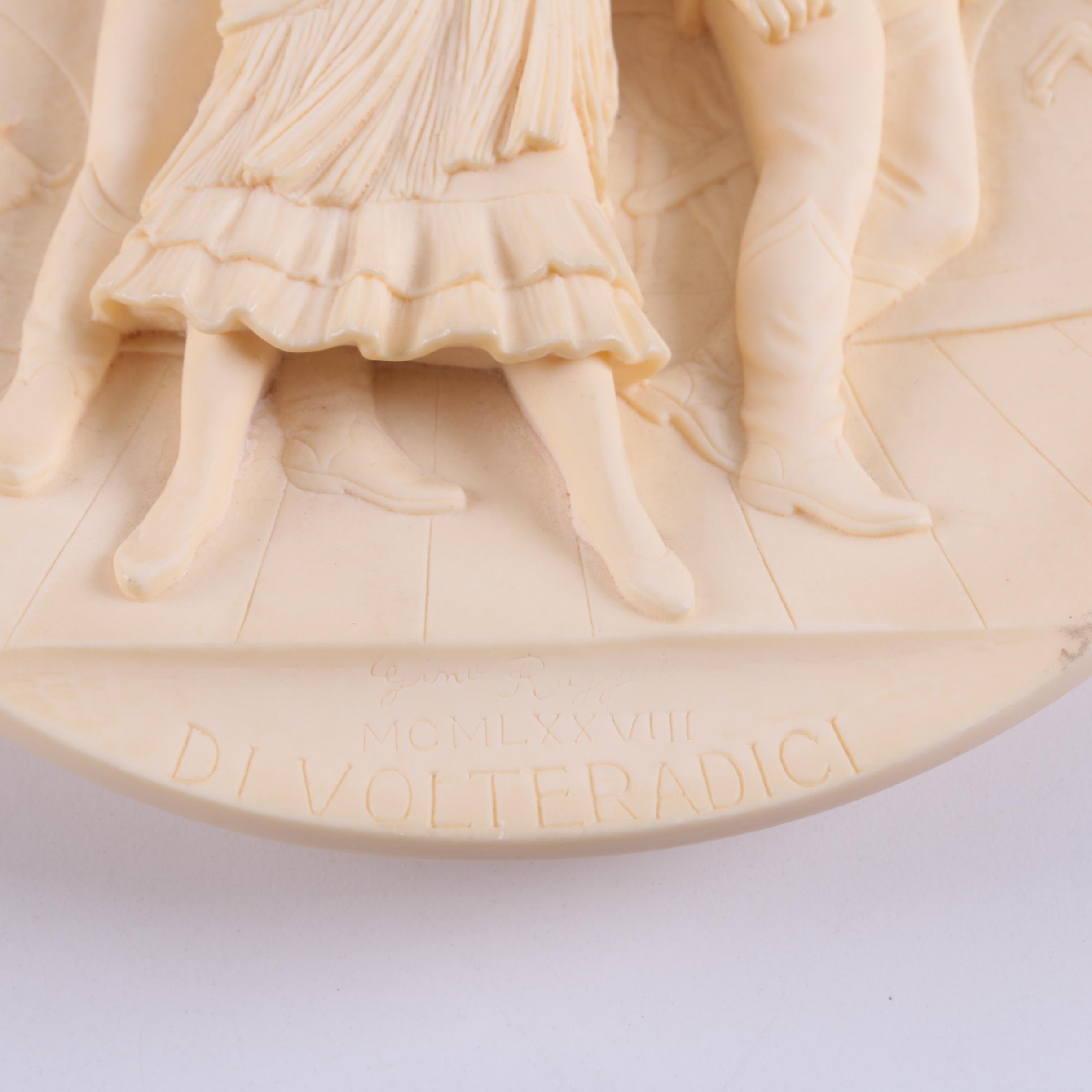 Italian "Carmen" Alabaster Plate