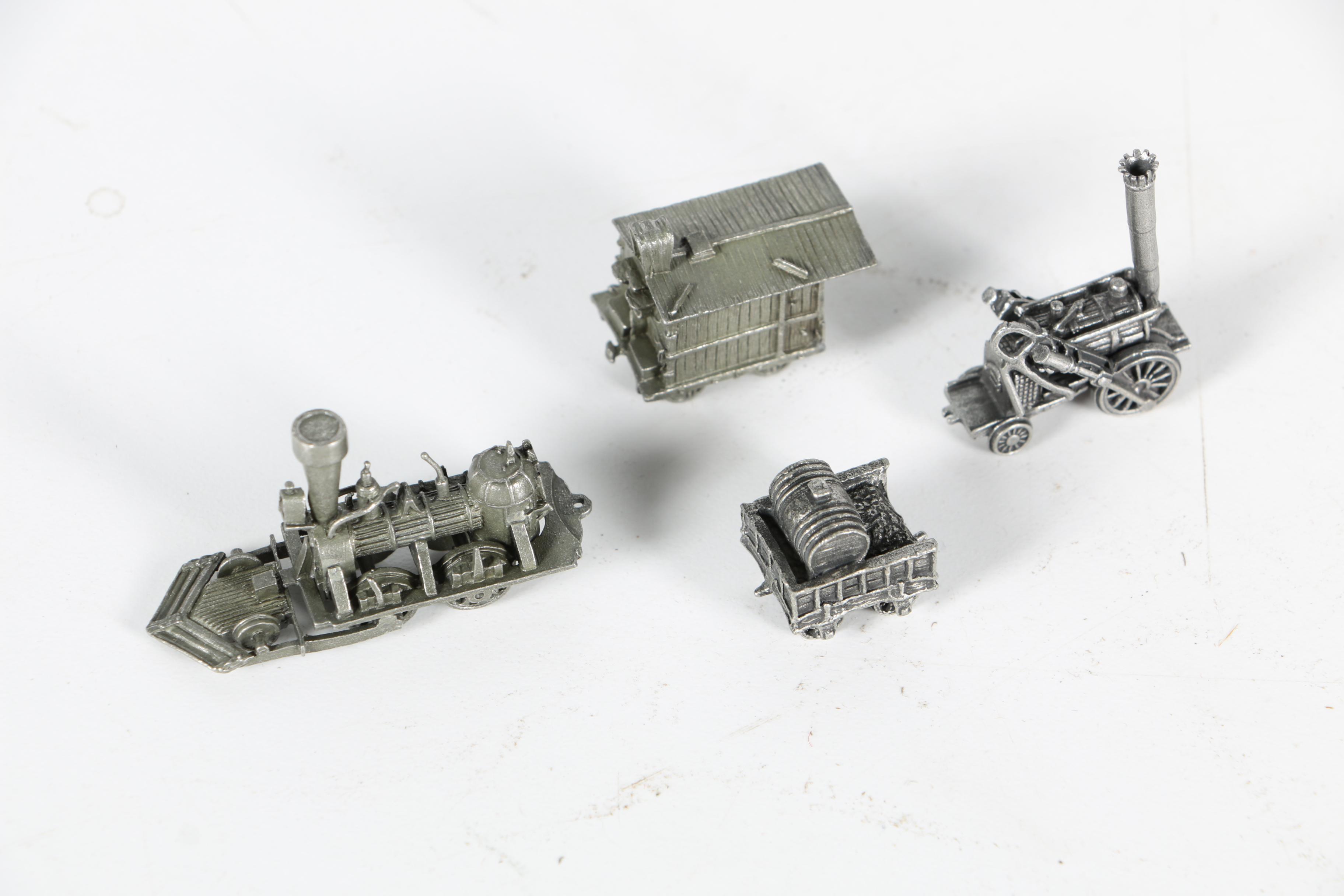 Franklin Mint Pewter Miniatures, Lionel Trains, Tracks and Accessories