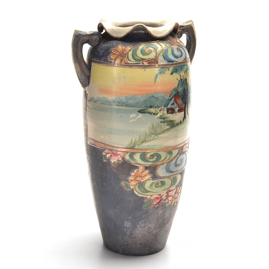 Vintage Hand-Painted Vase