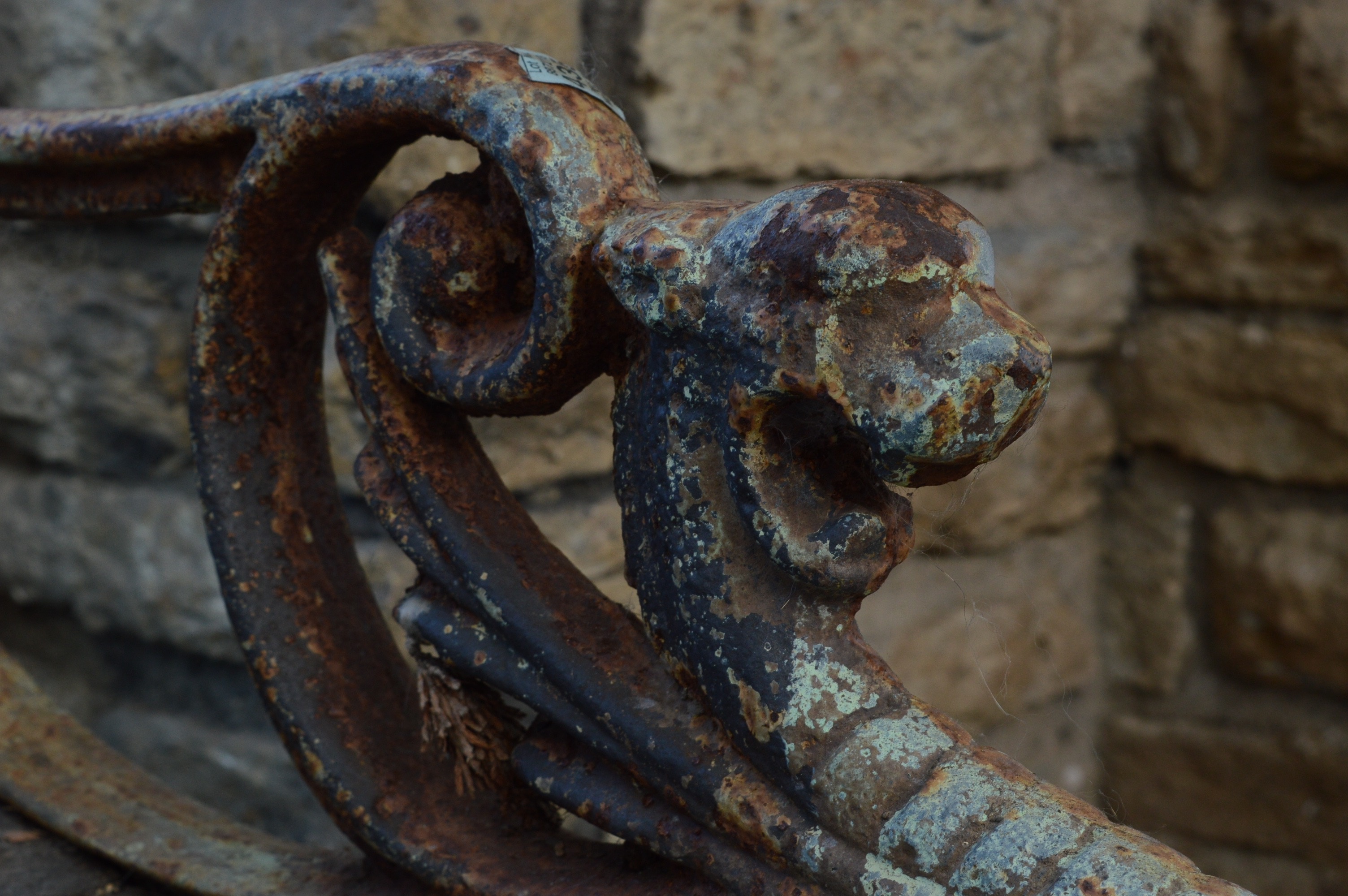Antique New York City Park Bench
