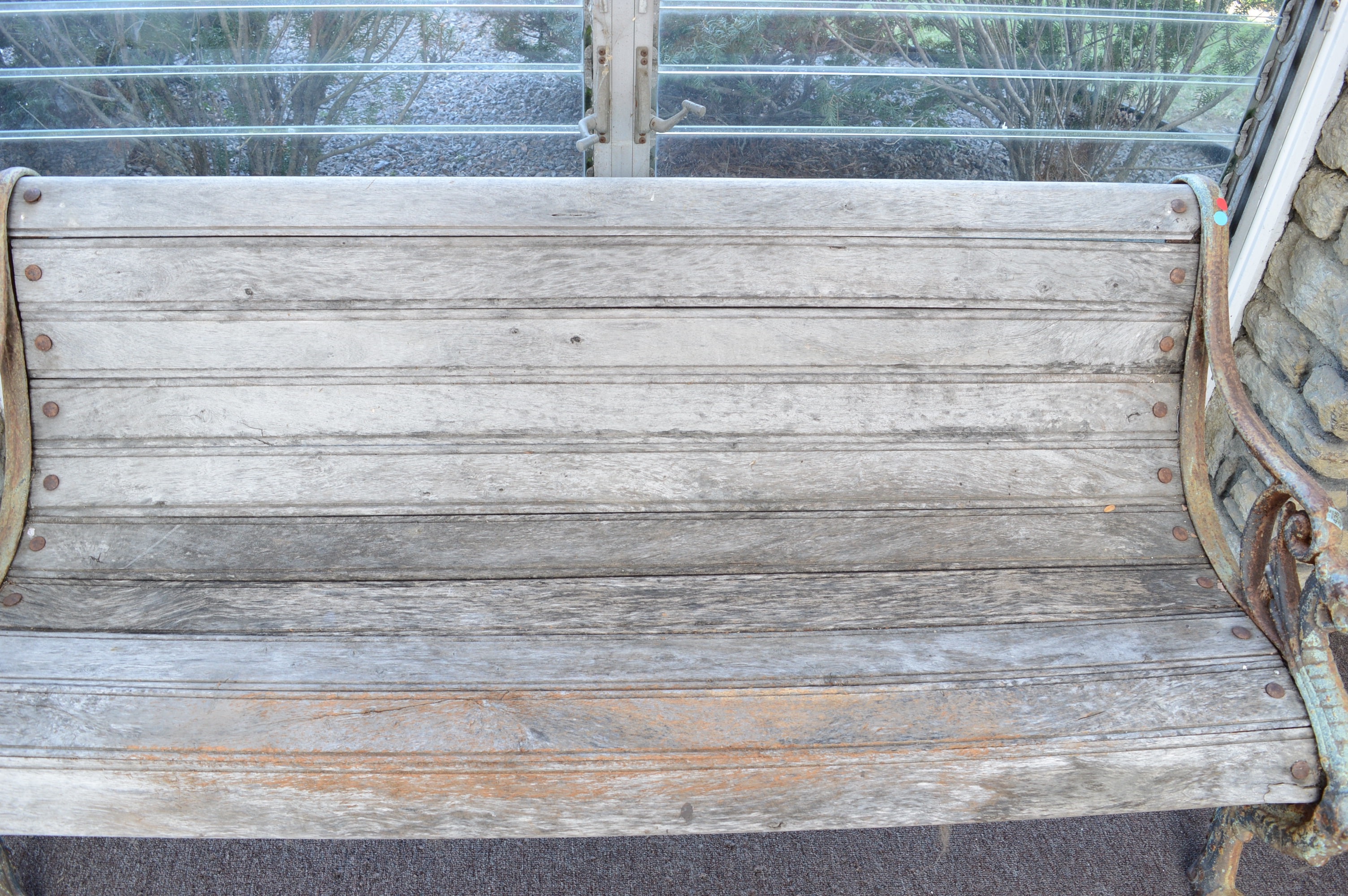 Antique New York City Park Bench