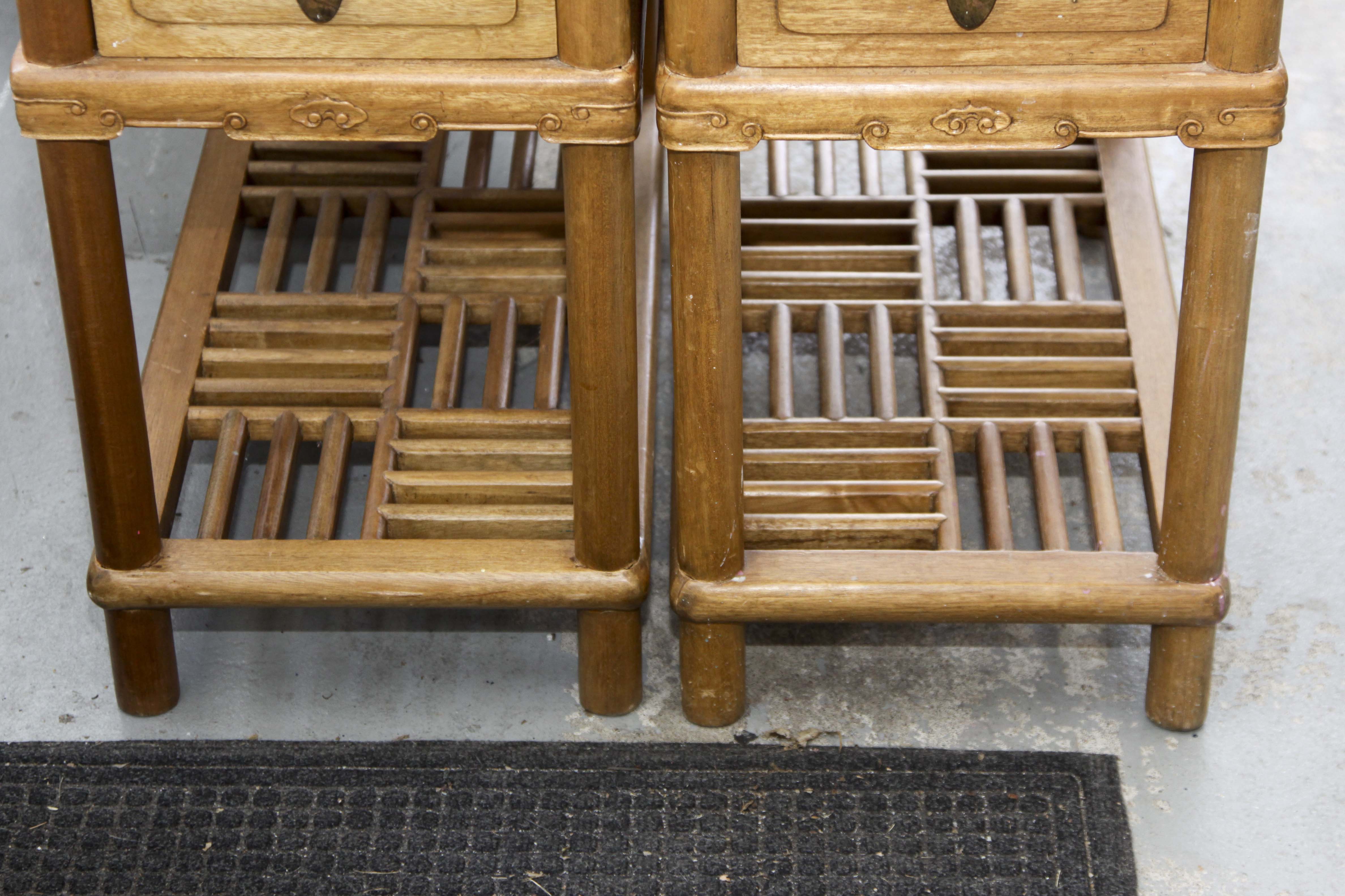Camphor Wood End Tables