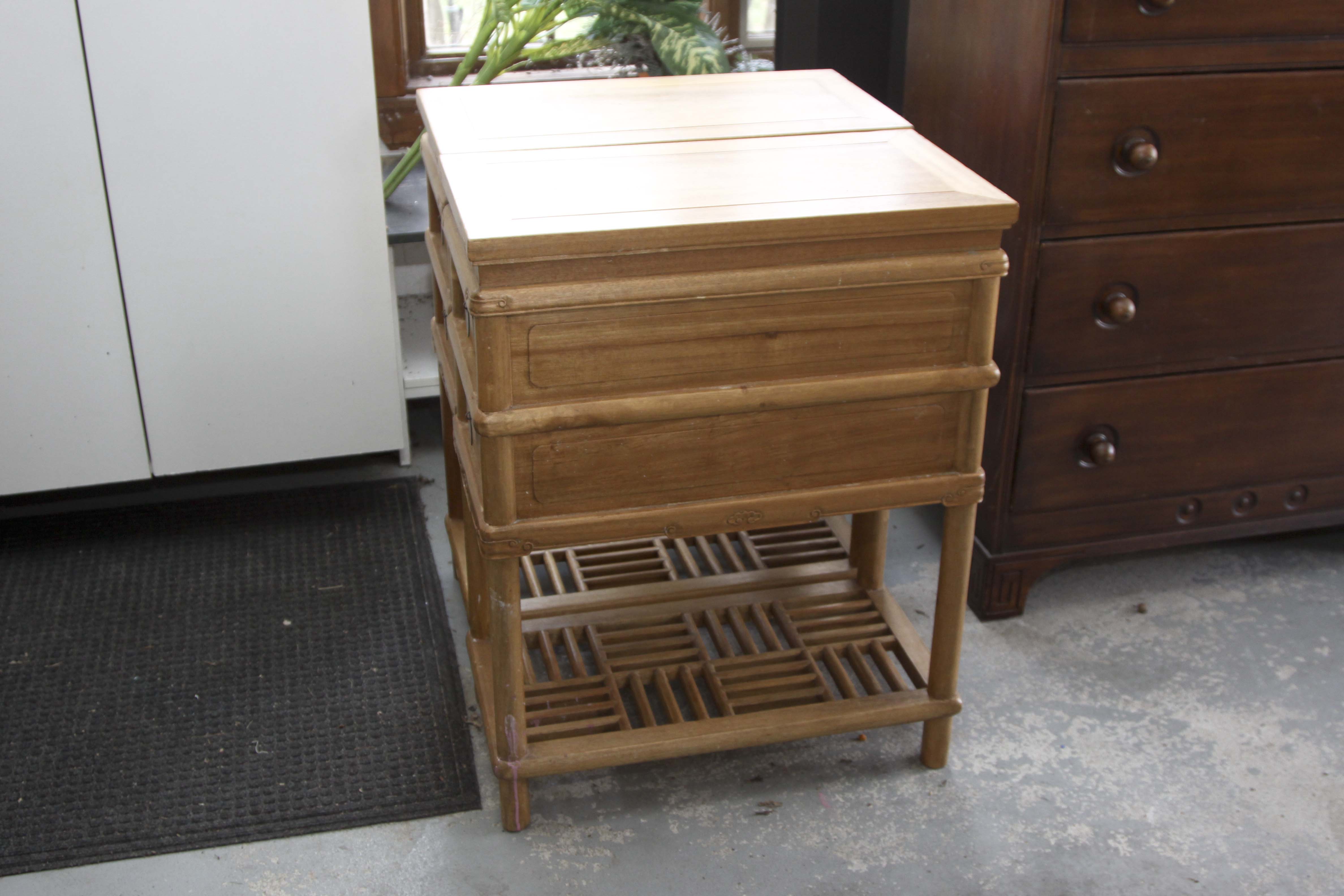 Camphor Wood End Tables
