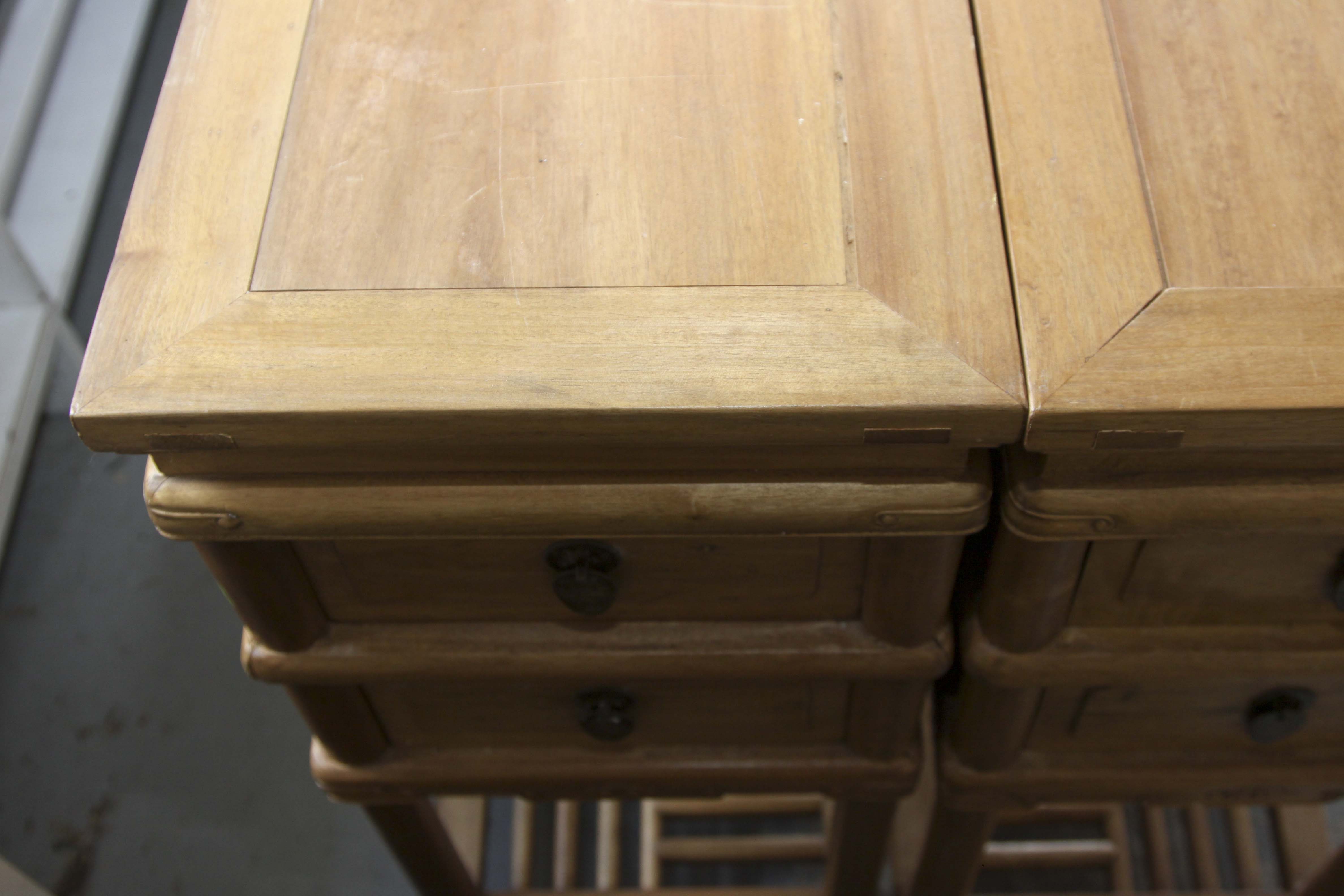 Camphor Wood End Tables