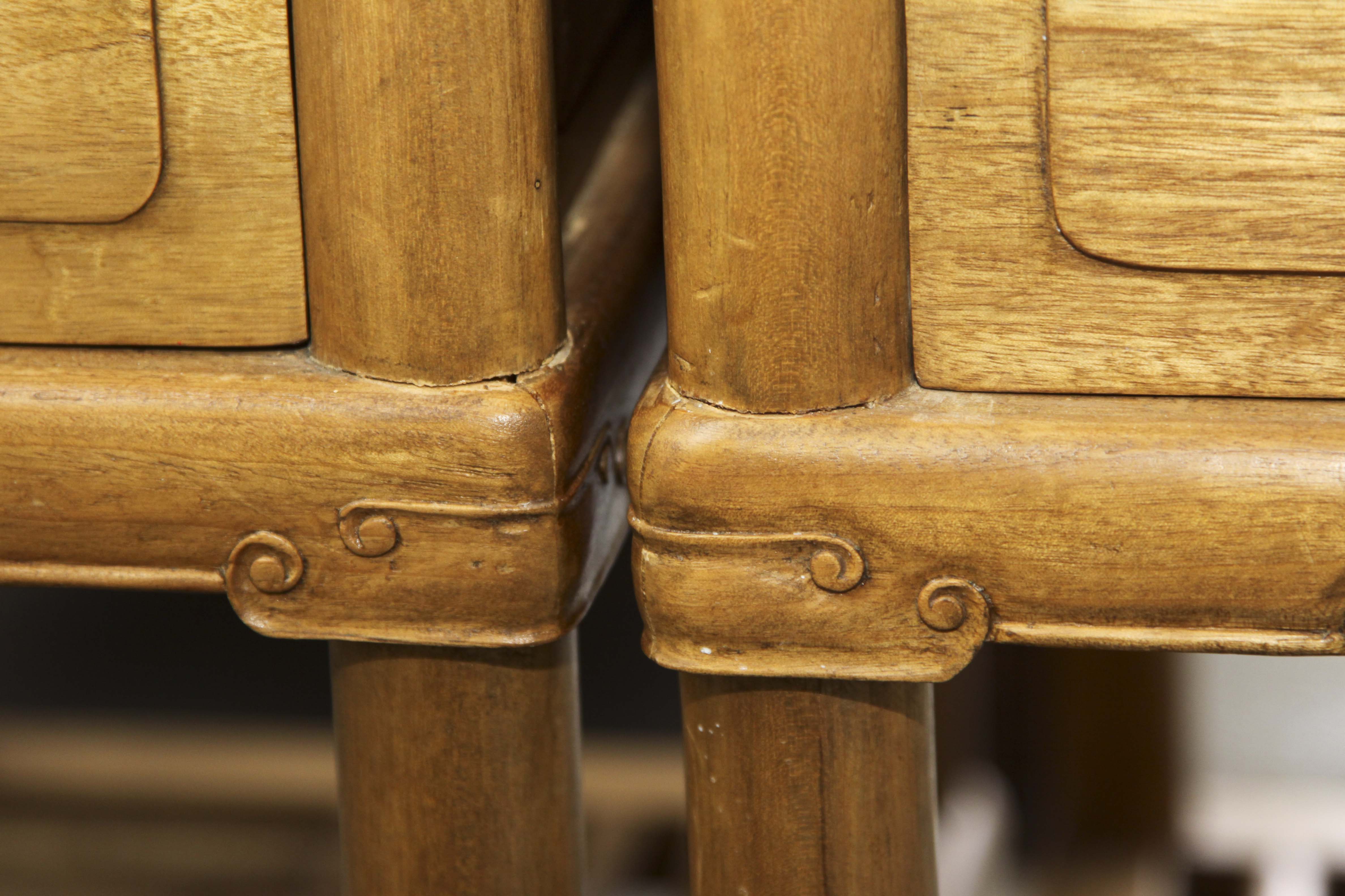 Camphor Wood End Tables