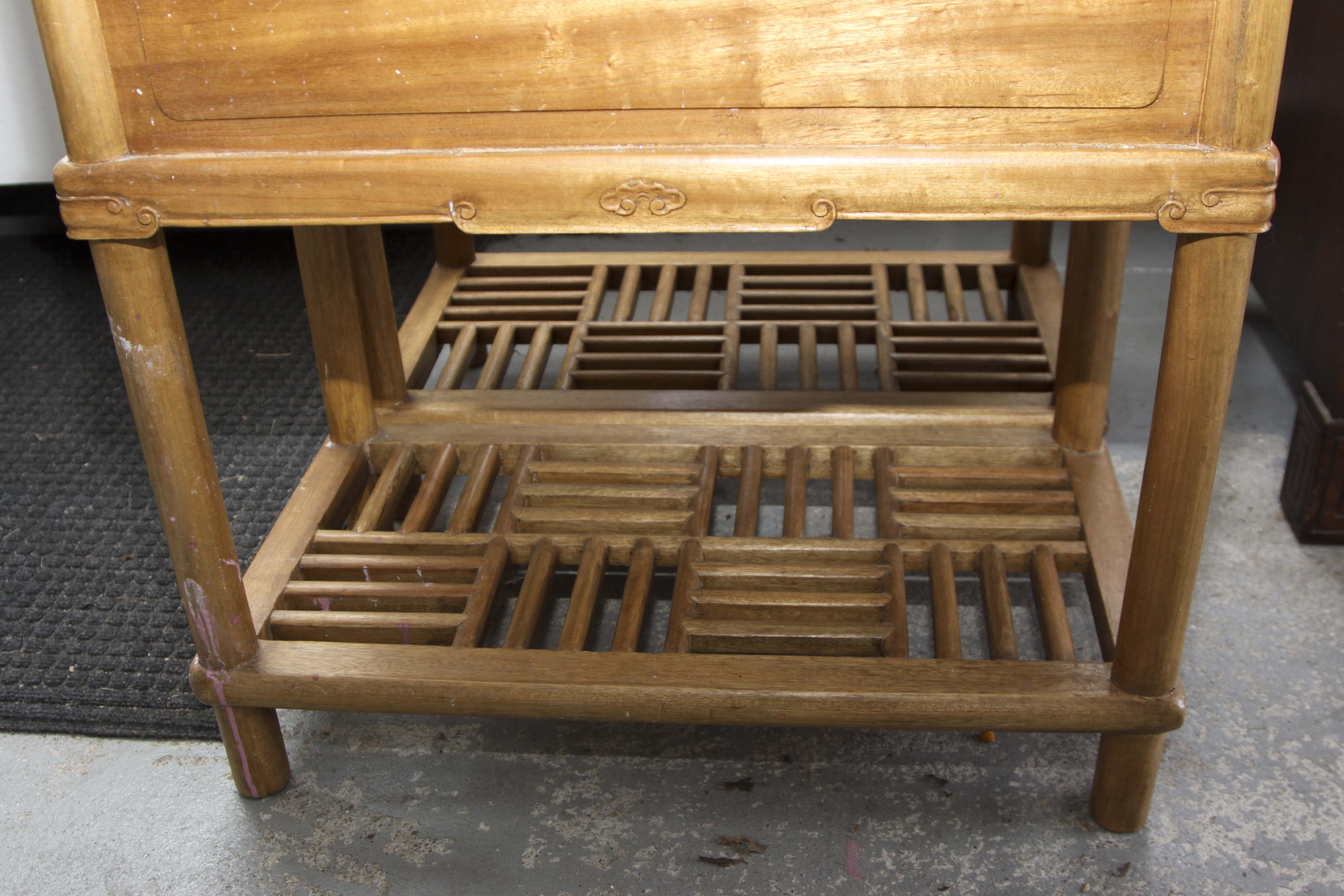 Camphor Wood End Tables