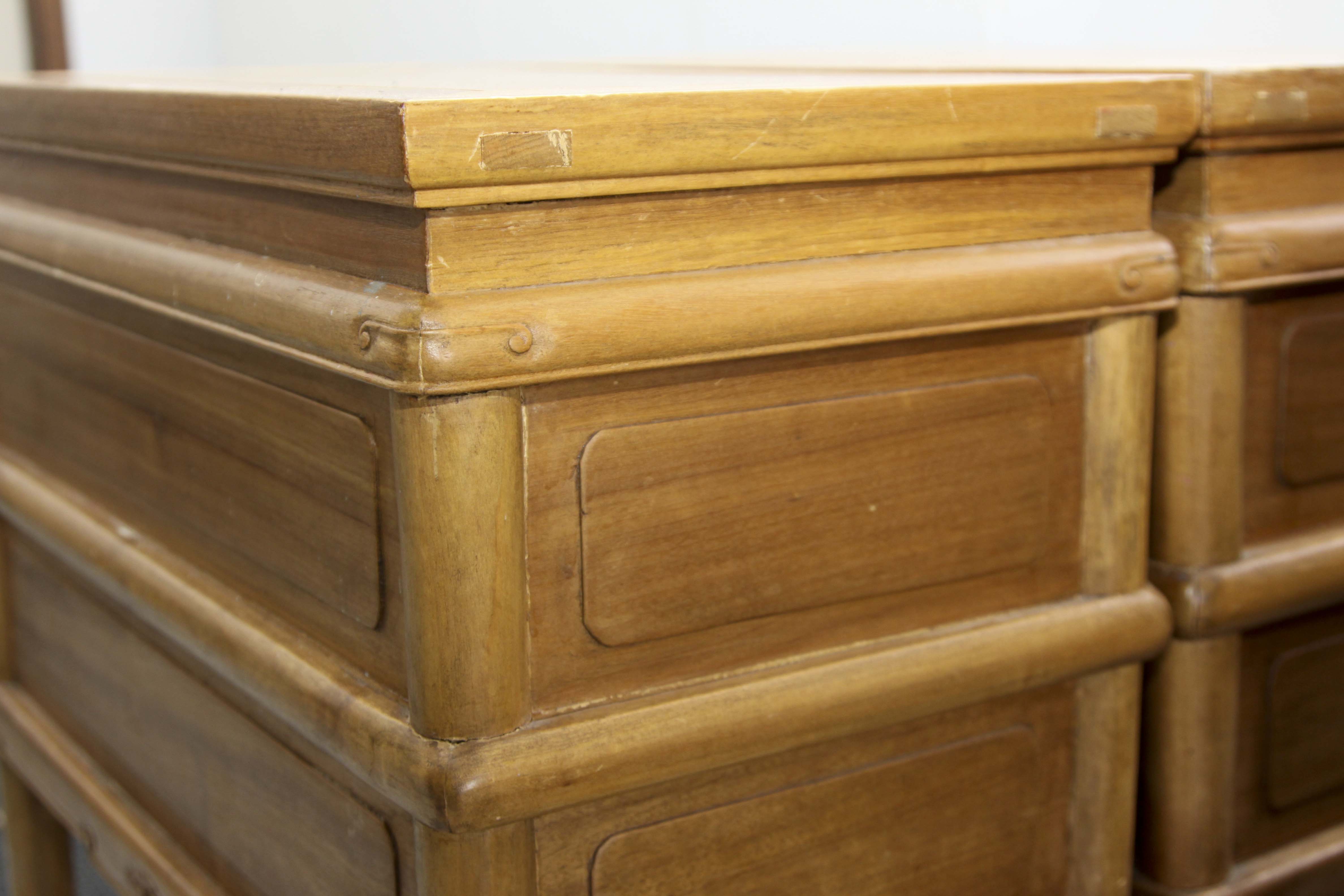 Camphor Wood End Tables