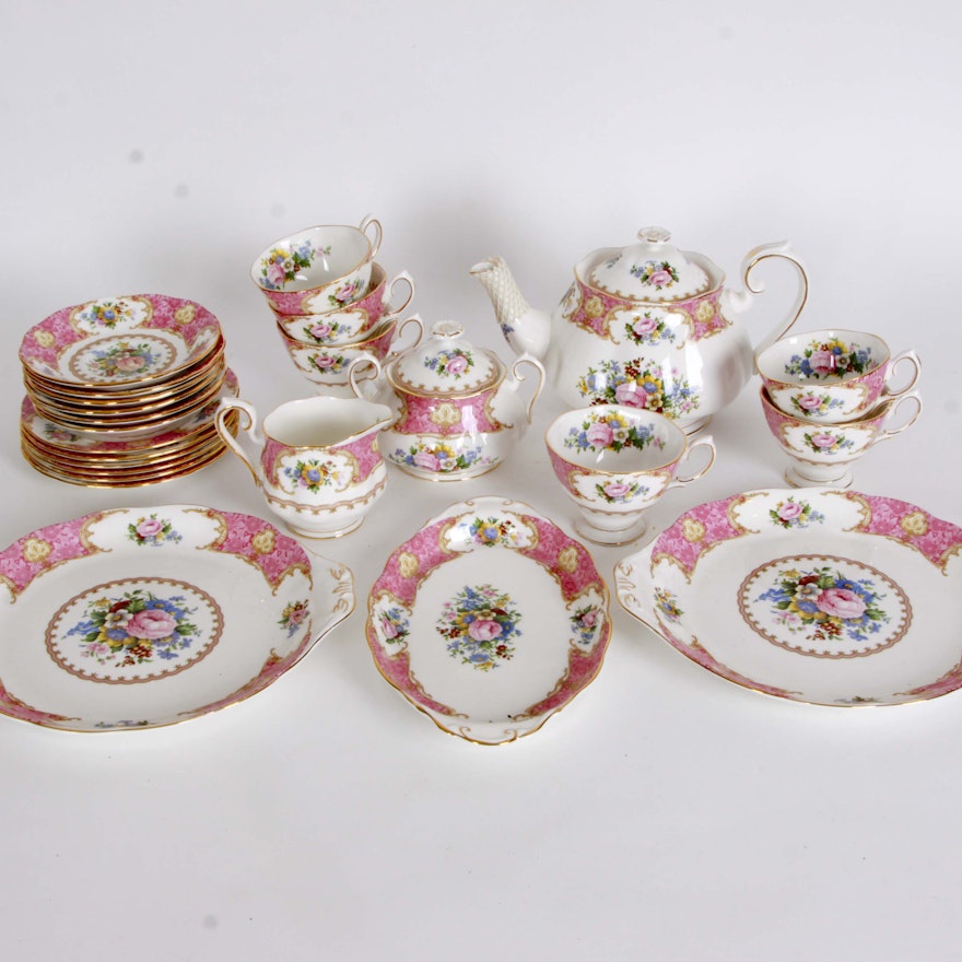 Royal Albert "Lady Carlisle" Tea Set