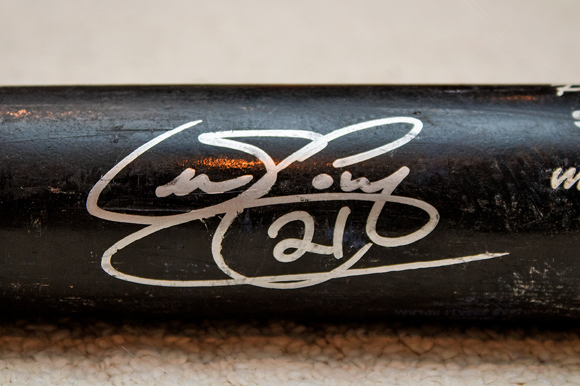 Sean Casey Rookie Card, Autographed Baseball Bat and Looney Tunes Serigraph