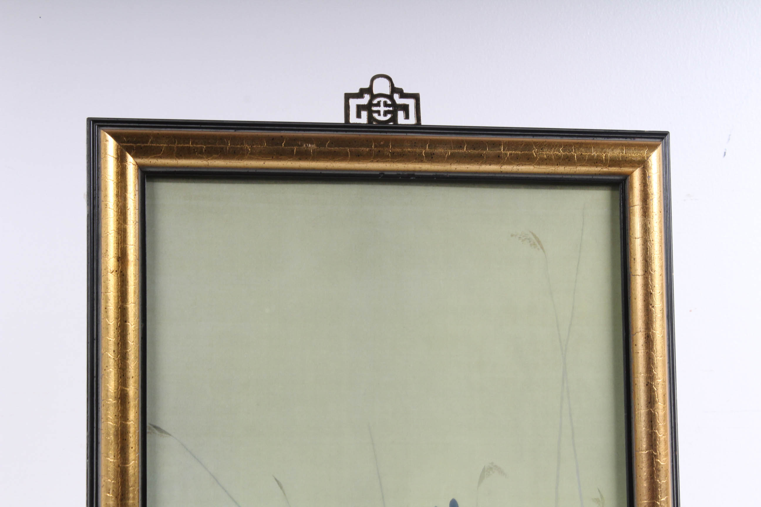 Offset Lithograph After Sakai Hoitsu "Iris and Mandarin Ducks"