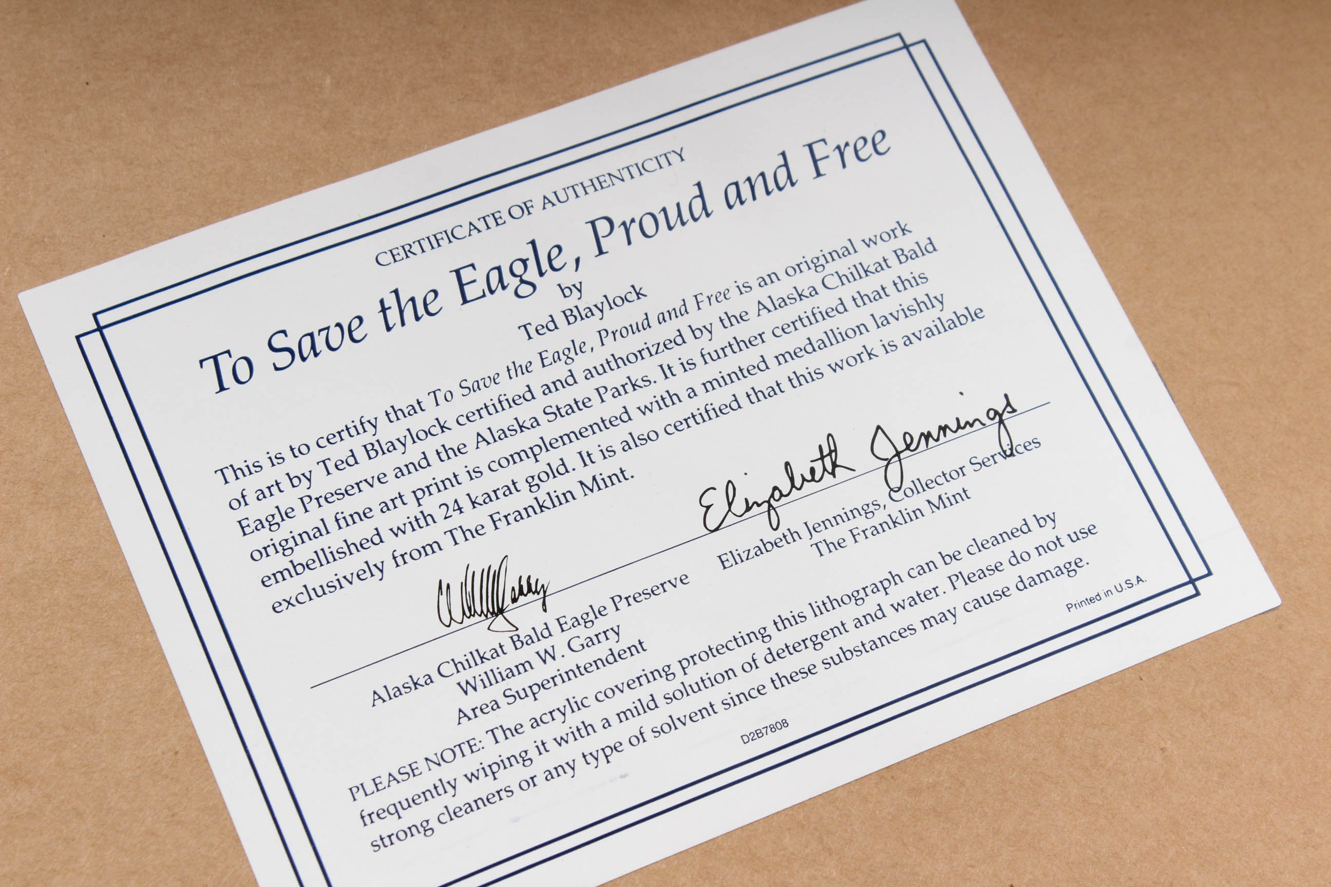 Ted Blaylock Signed Prints