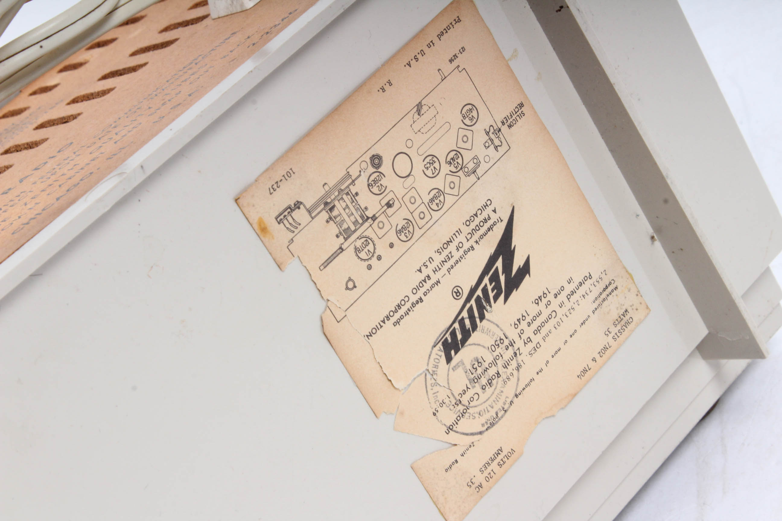 Vintage Zenith Radio