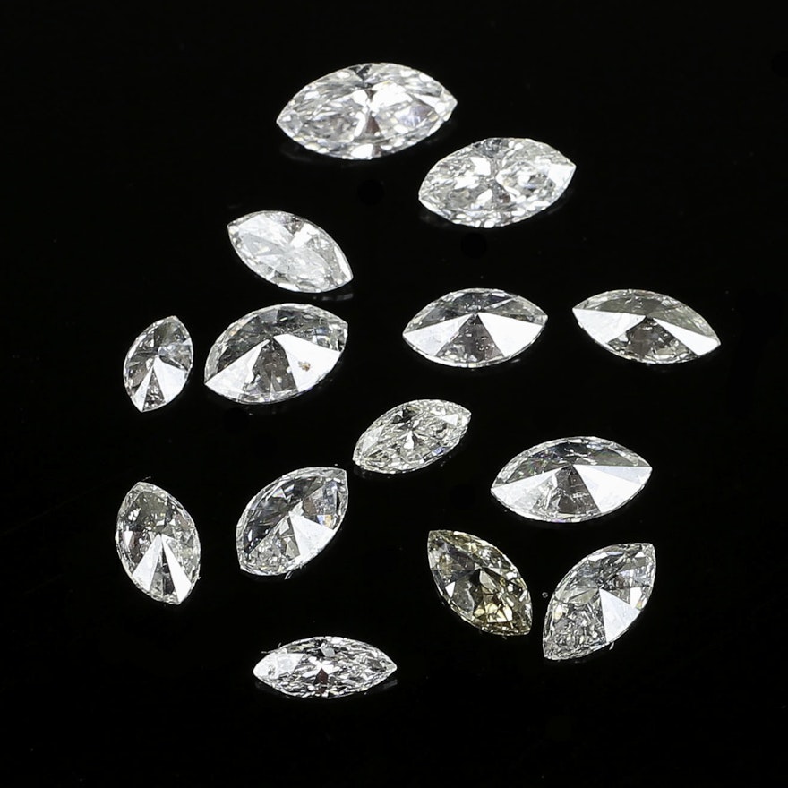 1.75 CTW Loose Marquise Diamonds