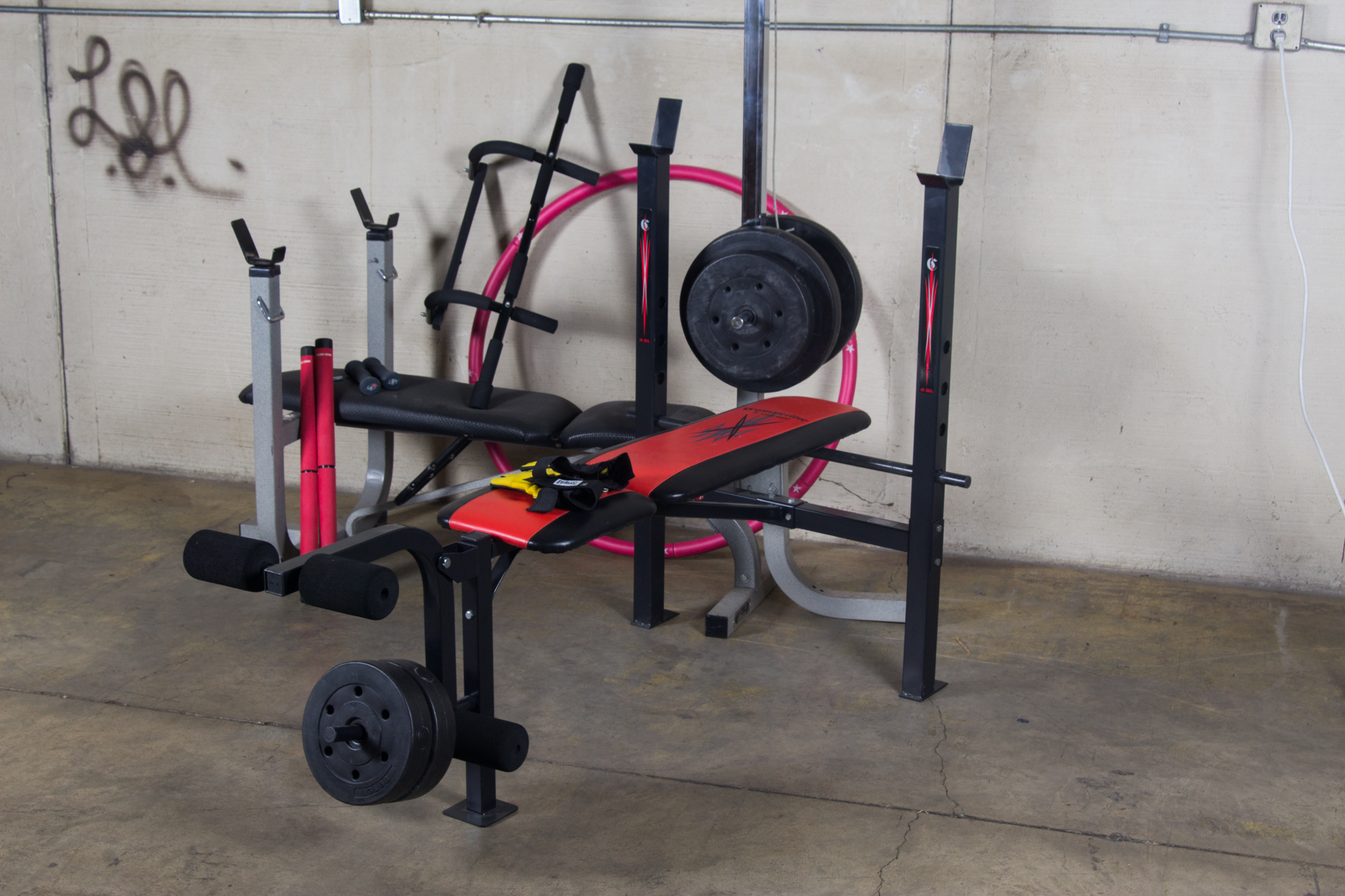 Large Grouping of Workout Equipment