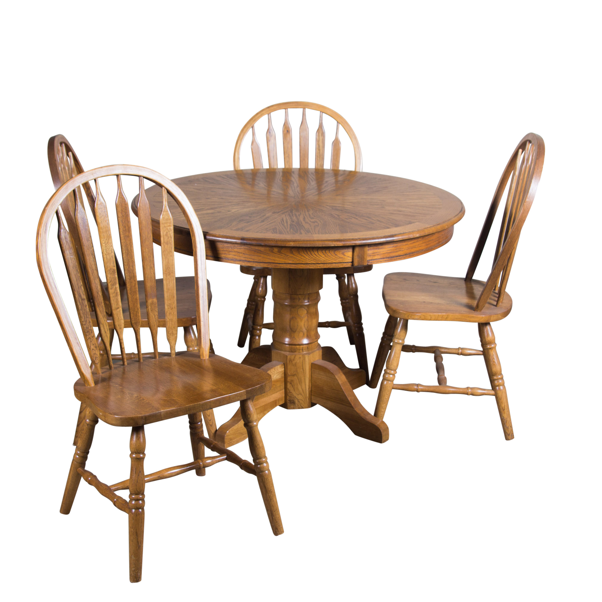 Oak Kitchen Table and Chairs