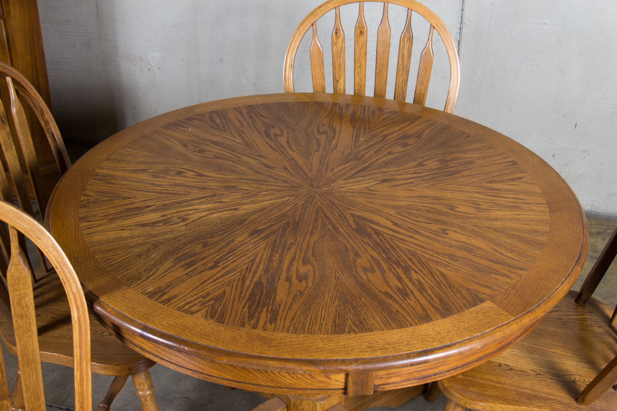 Oak Kitchen Table and Chairs