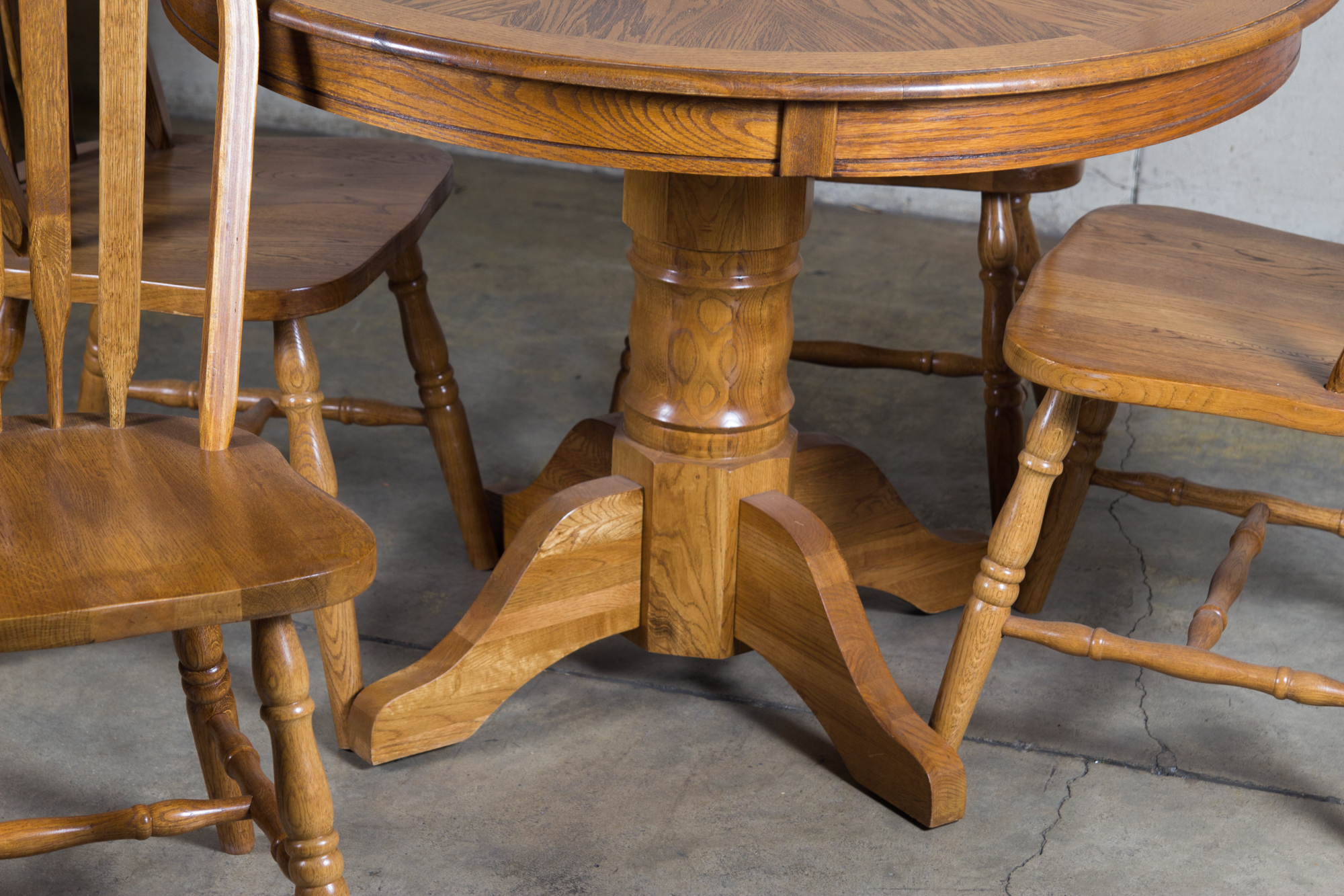 Oak Kitchen Table and Chairs