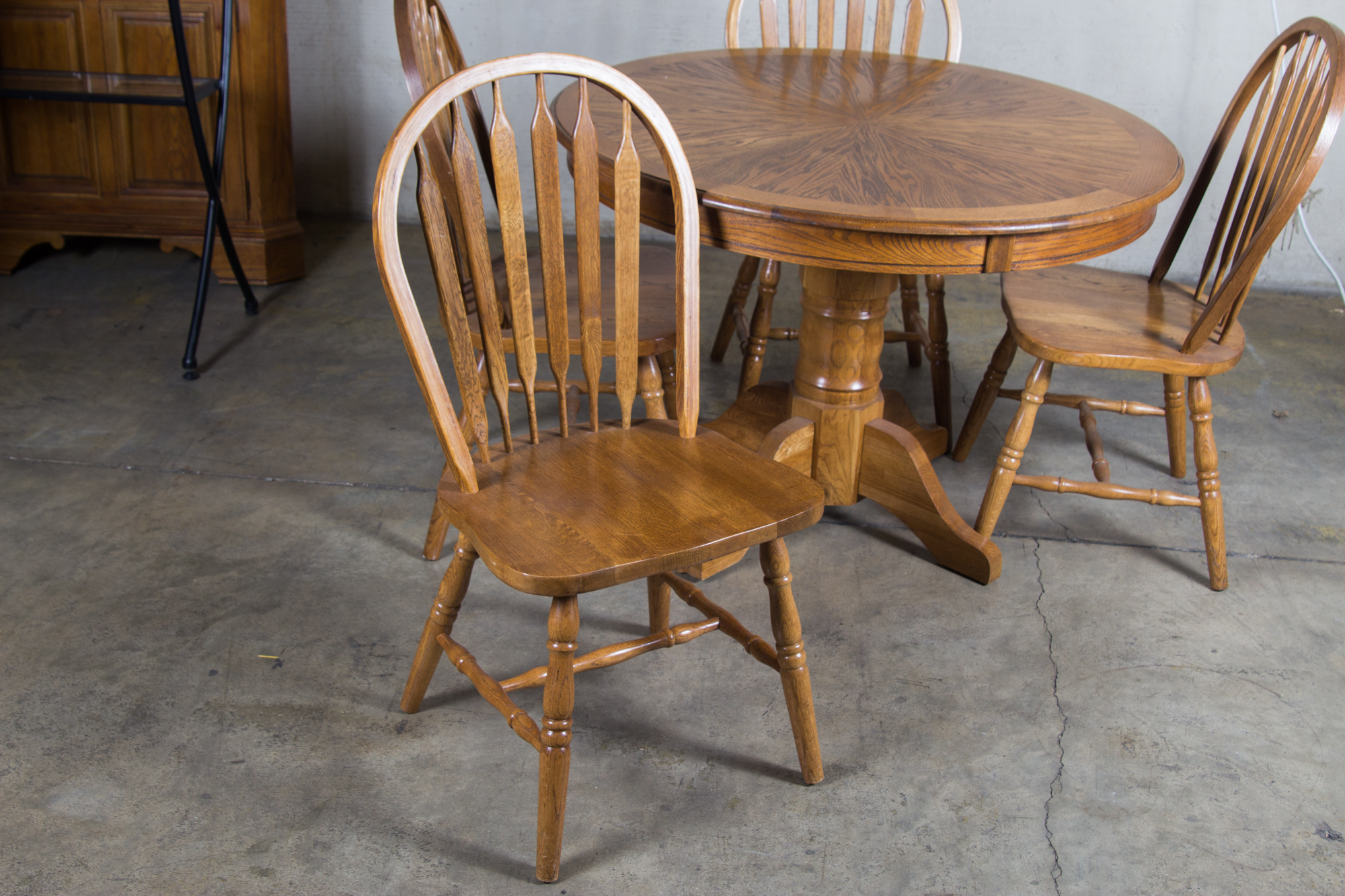 Oak Kitchen Table and Chairs