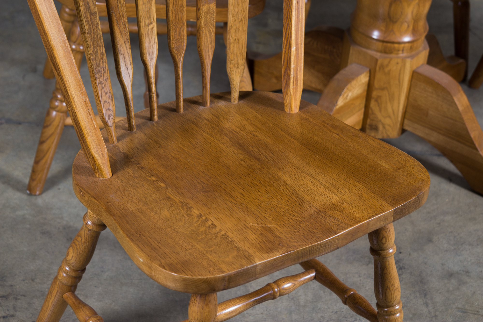 Oak Kitchen Table and Chairs