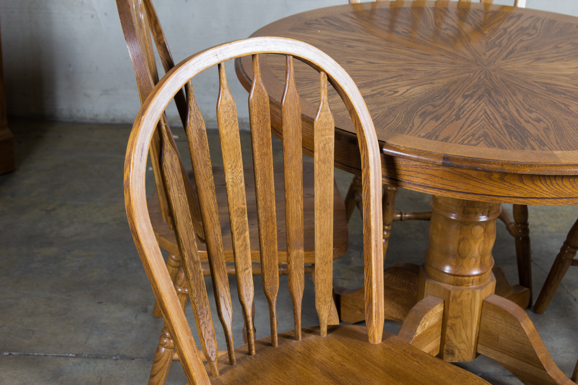 Oak Kitchen Table and Chairs