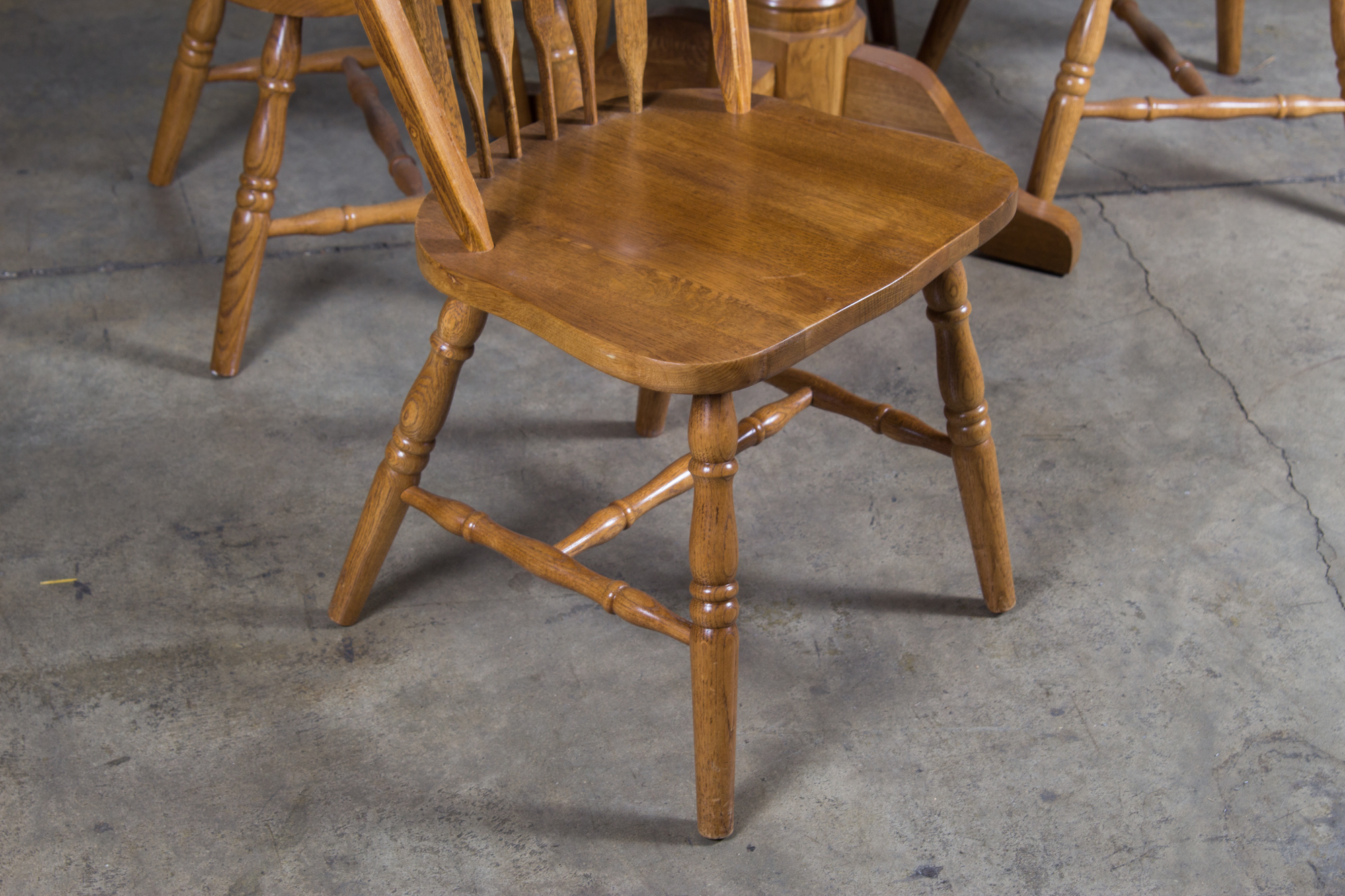 Oak Kitchen Table and Chairs