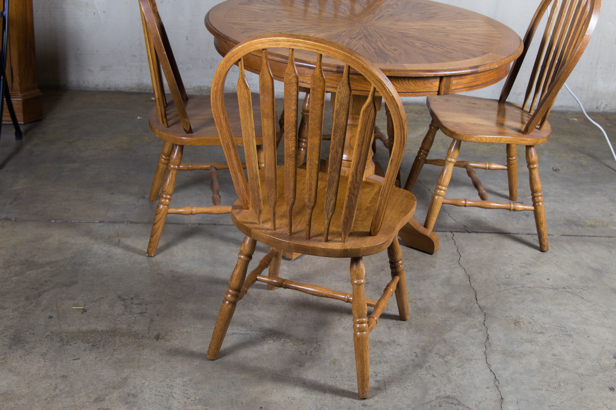 Oak Kitchen Table and Chairs