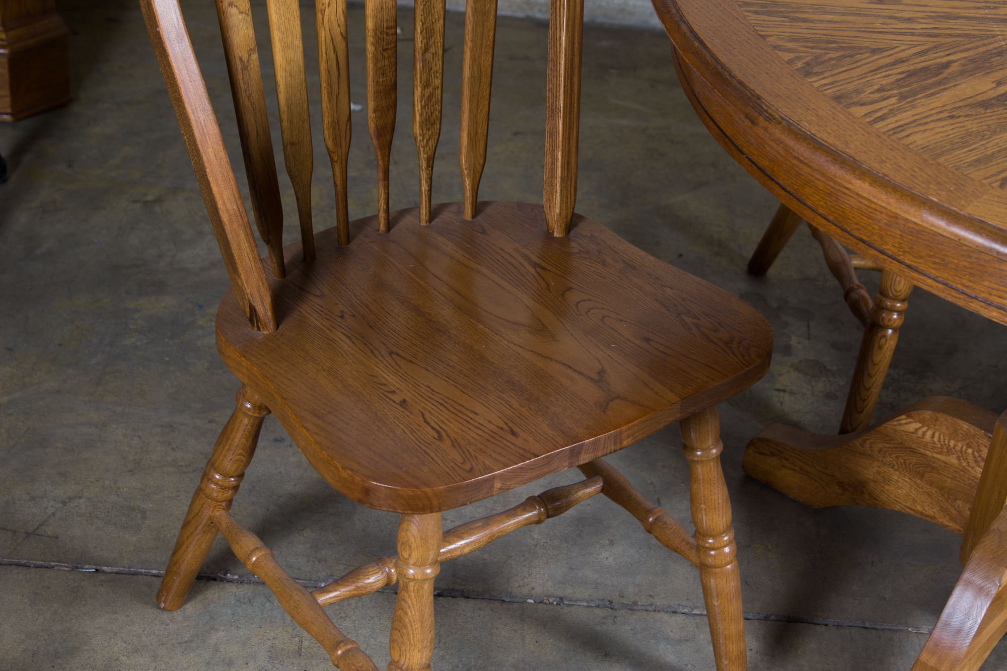Oak Kitchen Table and Chairs