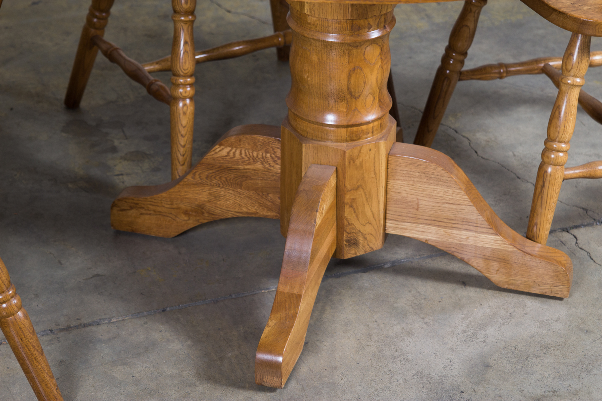 Oak Kitchen Table and Chairs