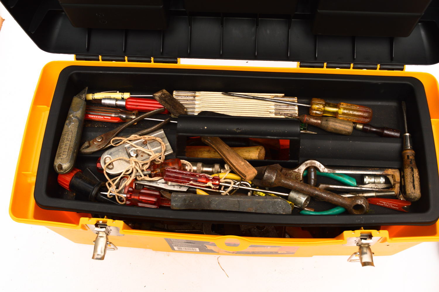 Laser Level, Label Maker, Dirt Devil, Work Light and Tools and Tool Boxes