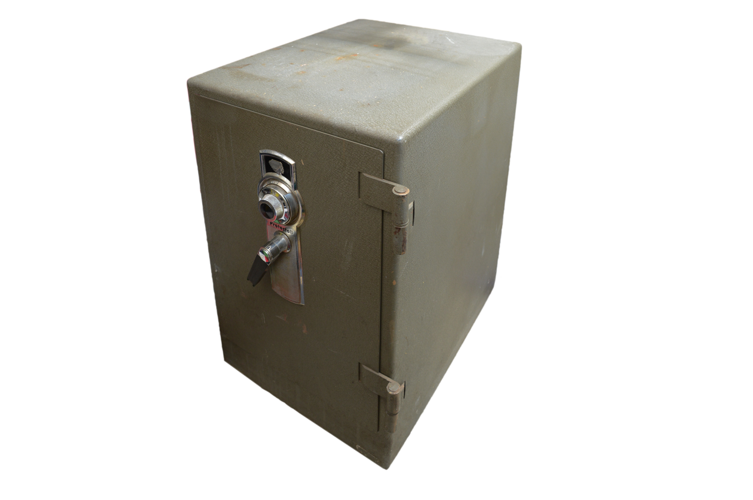 Vintage Fire Insulated Combination Safe by Protectall
