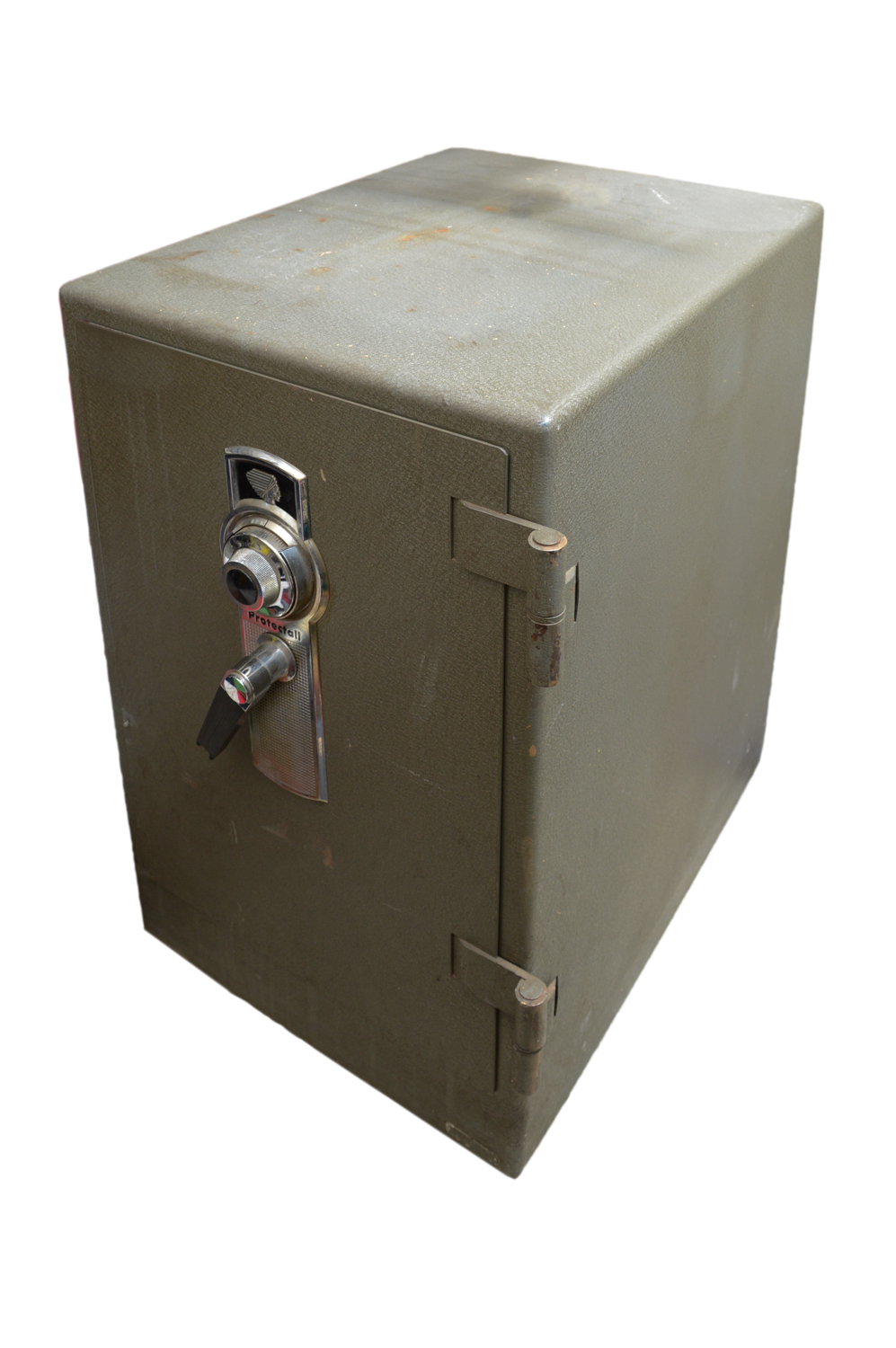 Vintage Fire Insulated Combination Safe by Protectall