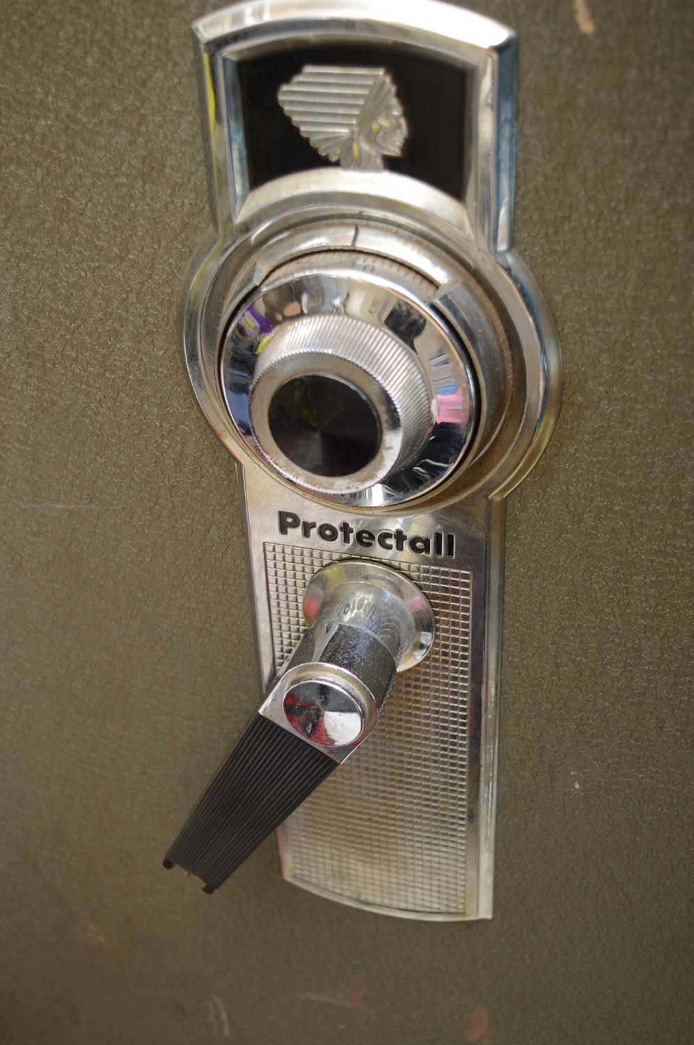 Vintage Fire Insulated Combination Safe by Protectall