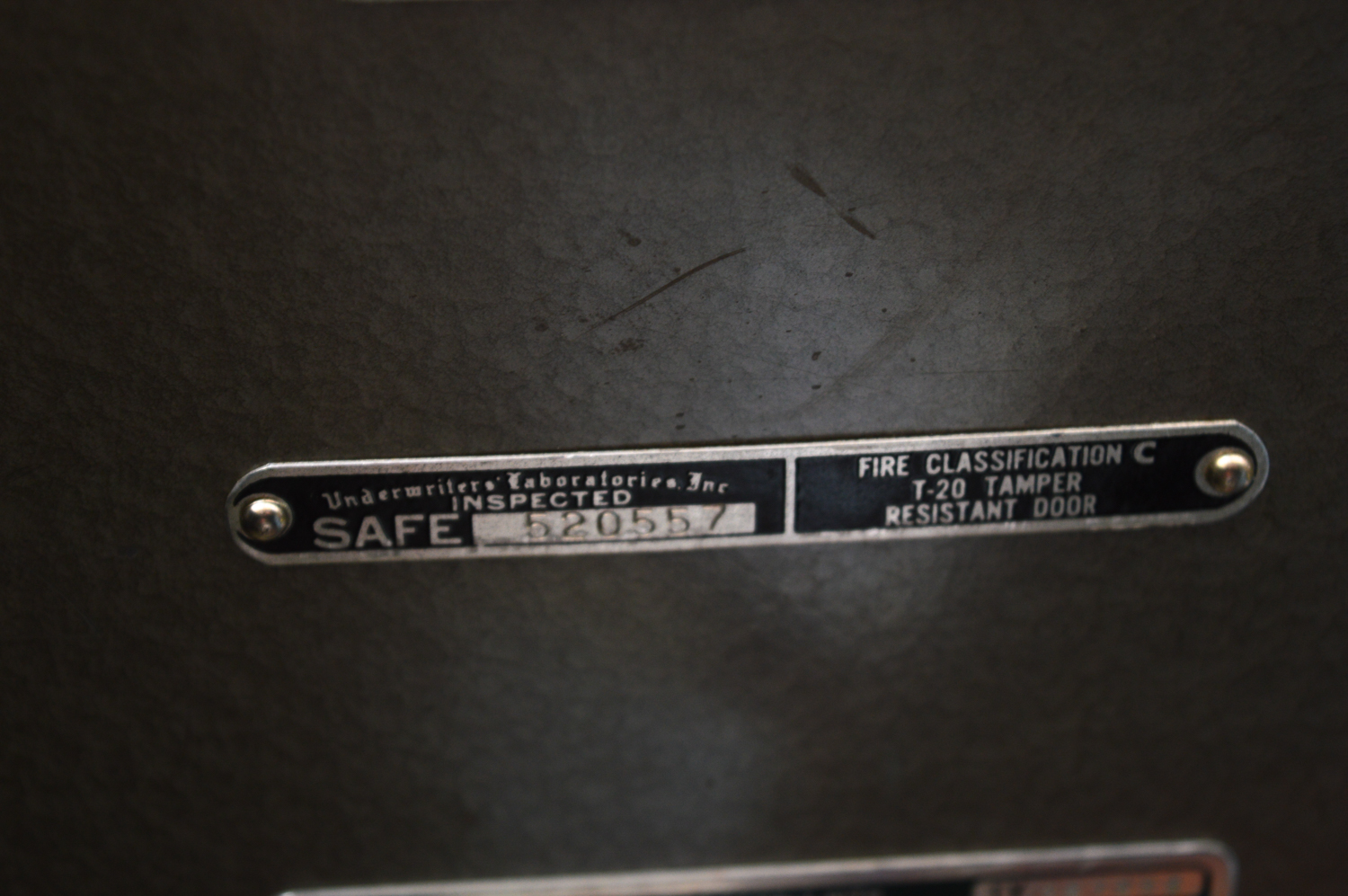 Vintage Fire Insulated Combination Safe by Protectall