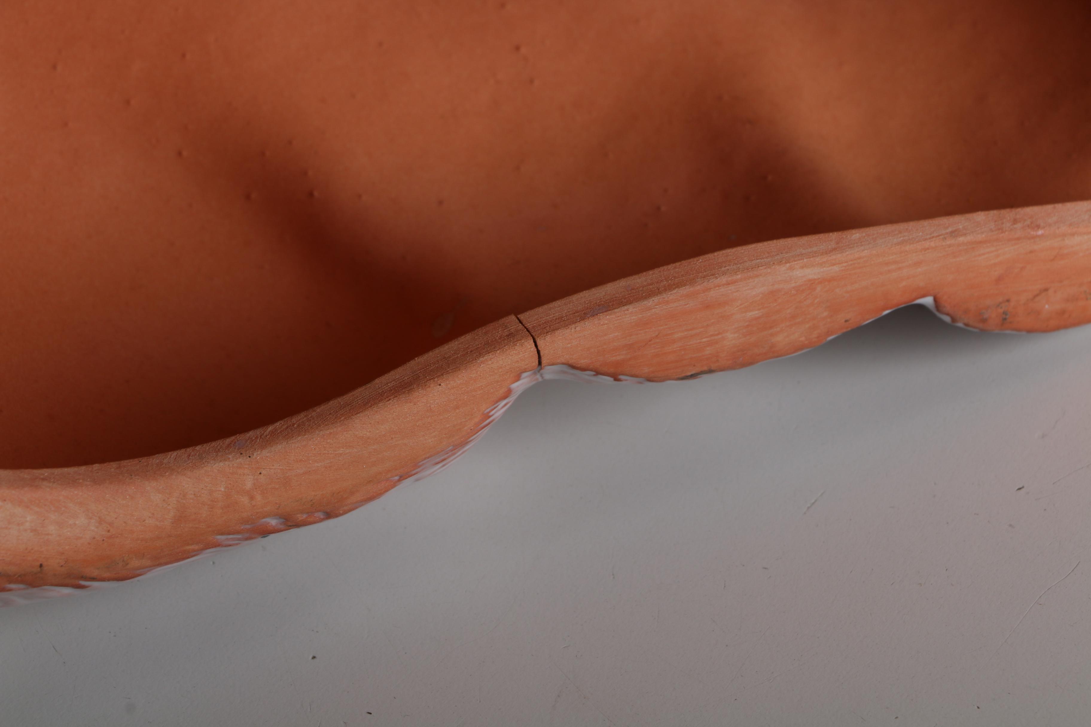 Terracotta Holiday Stag Figurine