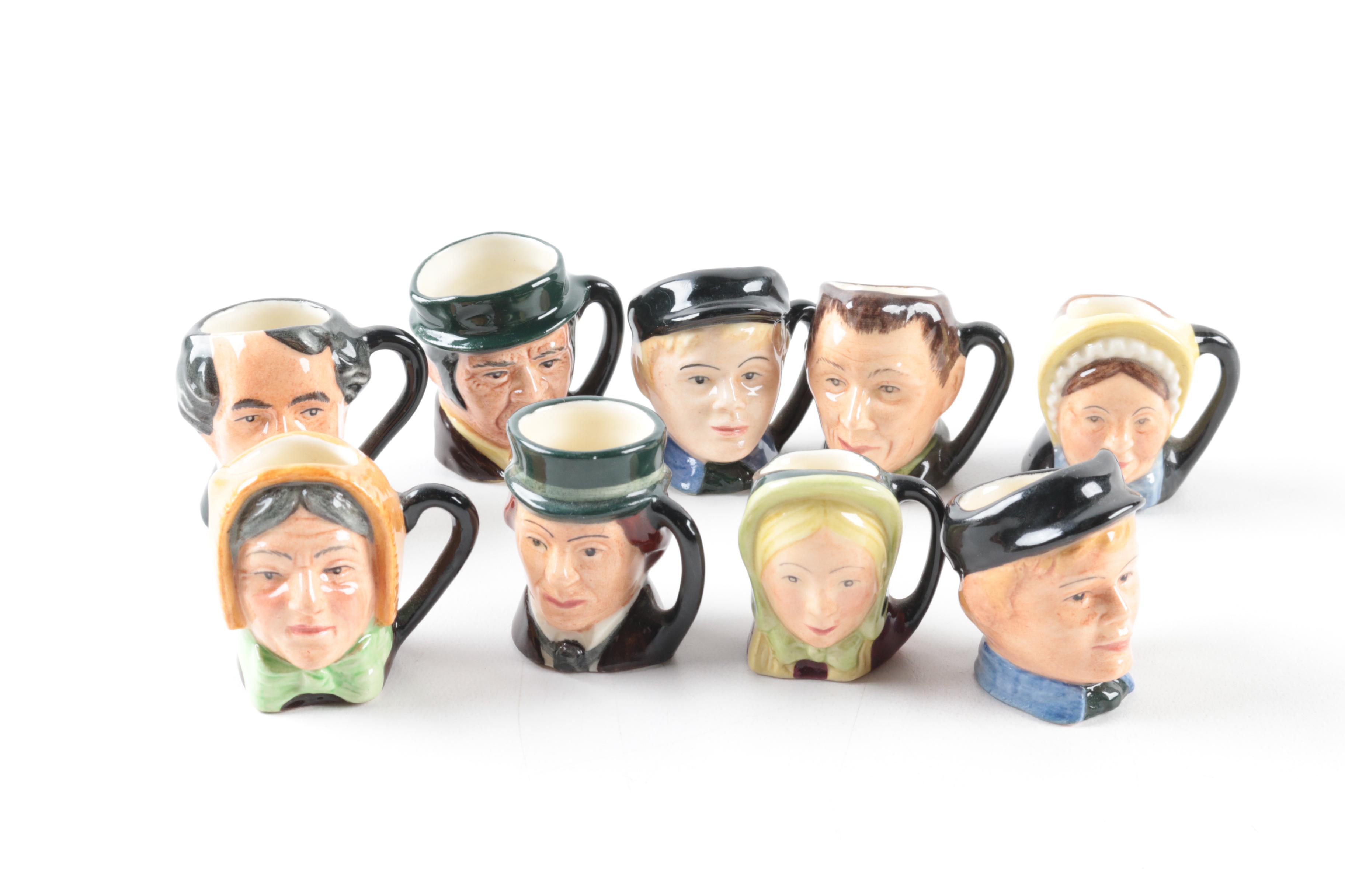 Miniature Royal Doulton Character Jugs